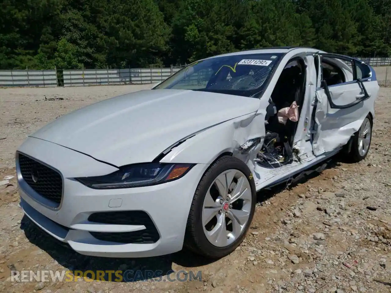 2 Photograph of a damaged car SAJAJ4FX0LCP56302 JAGUAR XE 2020