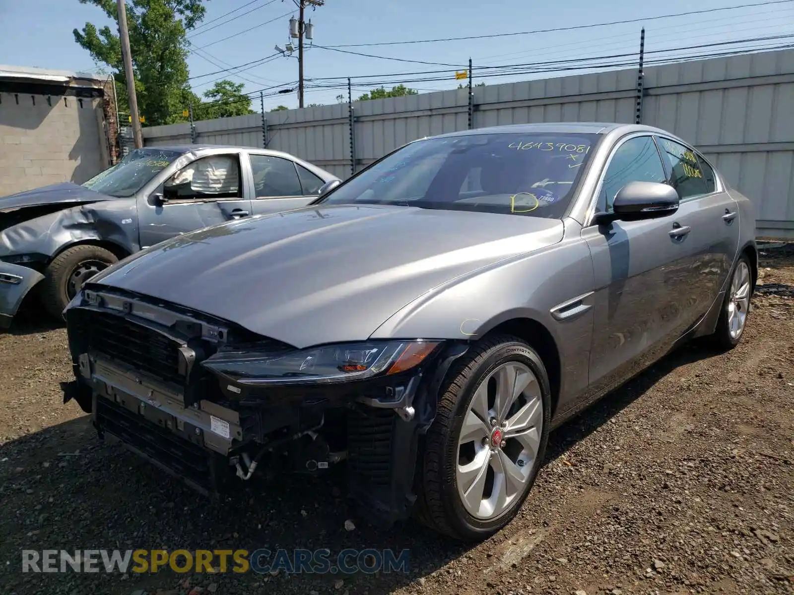 2 Photograph of a damaged car SAJAJ4FX0LCP59541 JAGUAR XE 2020