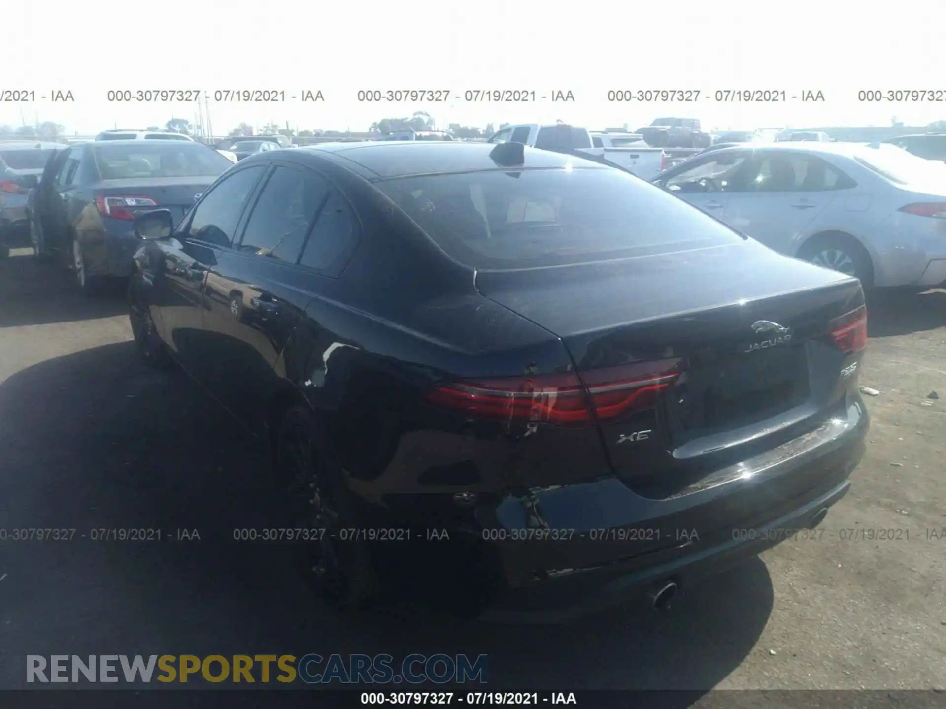 3 Photograph of a damaged car SAJAJ4FX2LCP57760 JAGUAR XE 2020