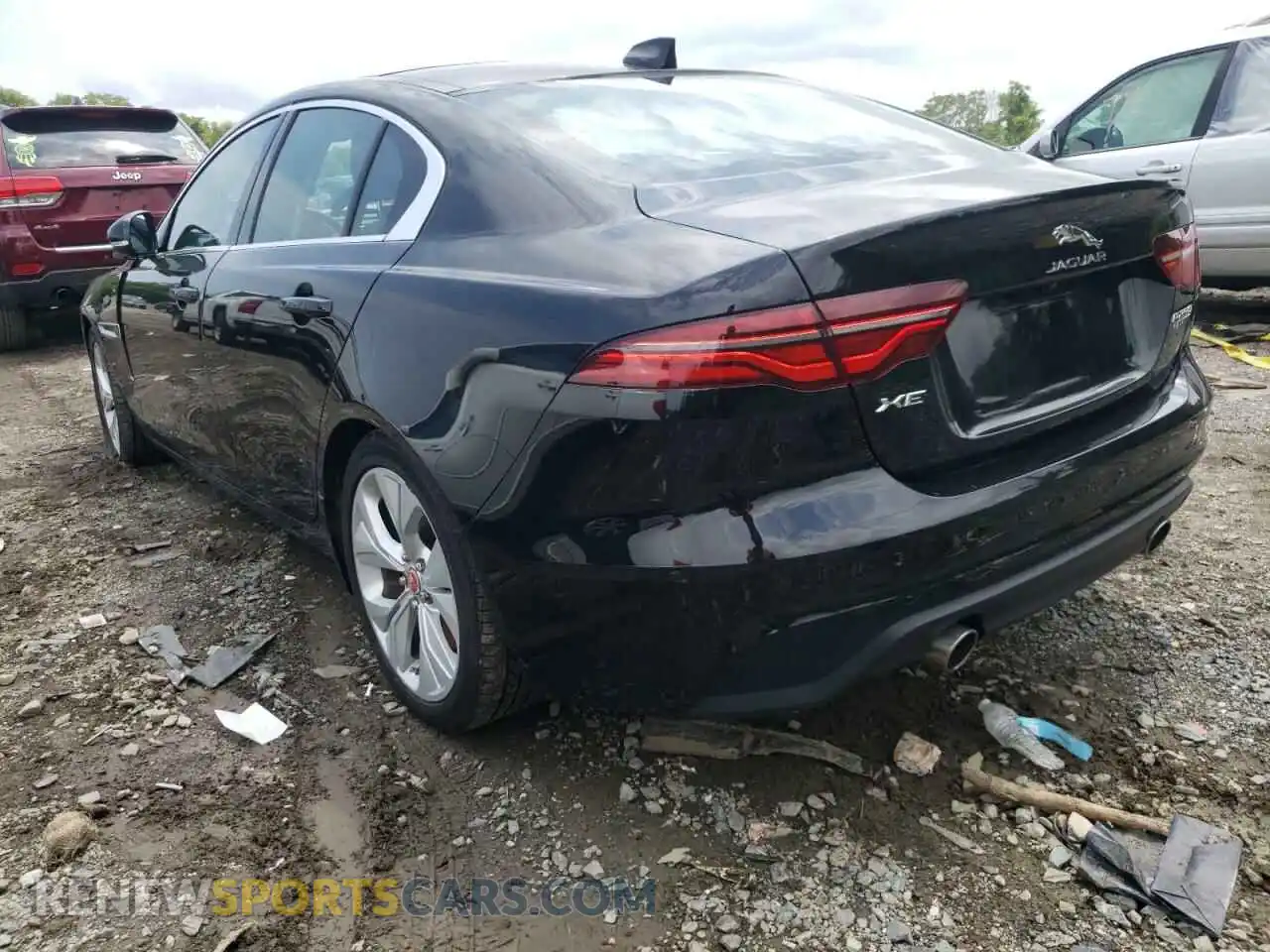 3 Photograph of a damaged car SAJAJ4FX2LCP64644 JAGUAR XE 2020
