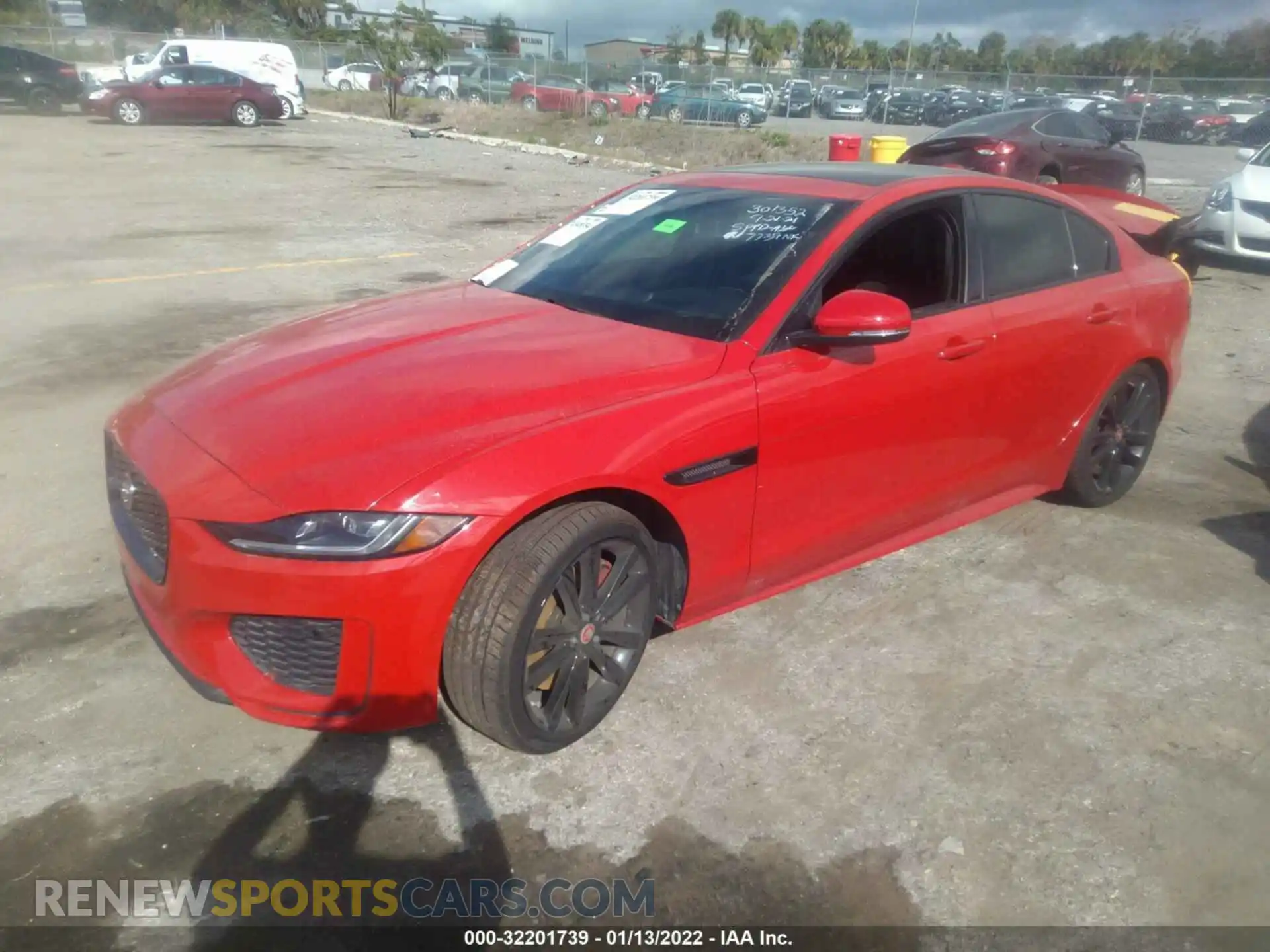 2 Photograph of a damaged car SAJAT4GX6LCP56359 JAGUAR XE 2020
