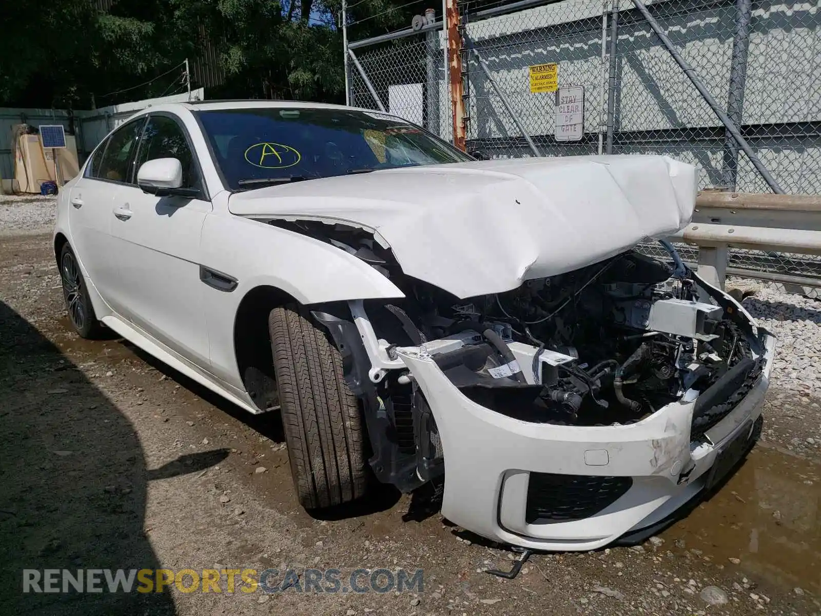 1 Photograph of a damaged car SAJAT4GX7LCP62963 JAGUAR XE 2020
