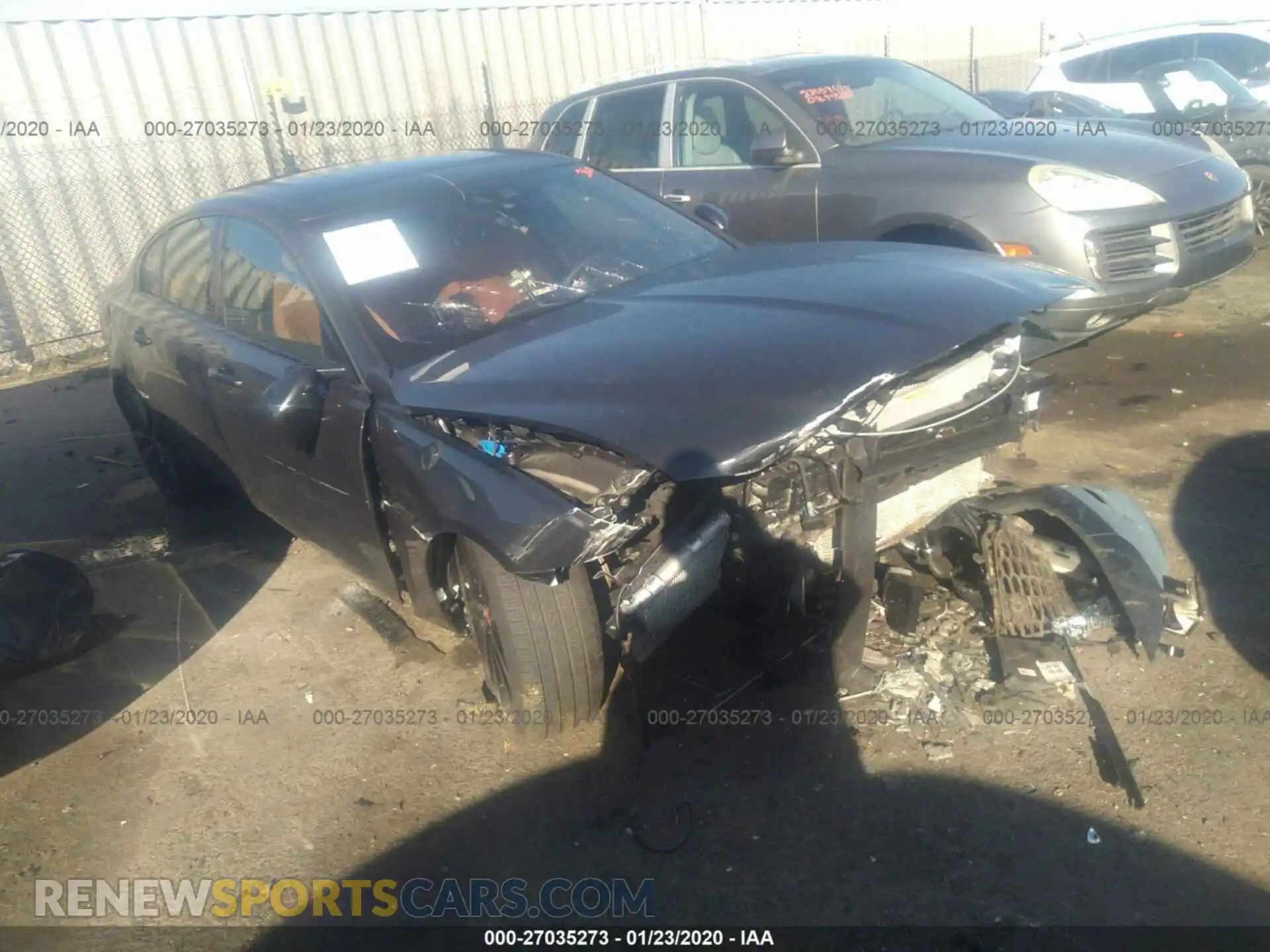 1 fotografías del automóvil dañado SAJAT4GX9LCP59899 JAGUAR XE 2020