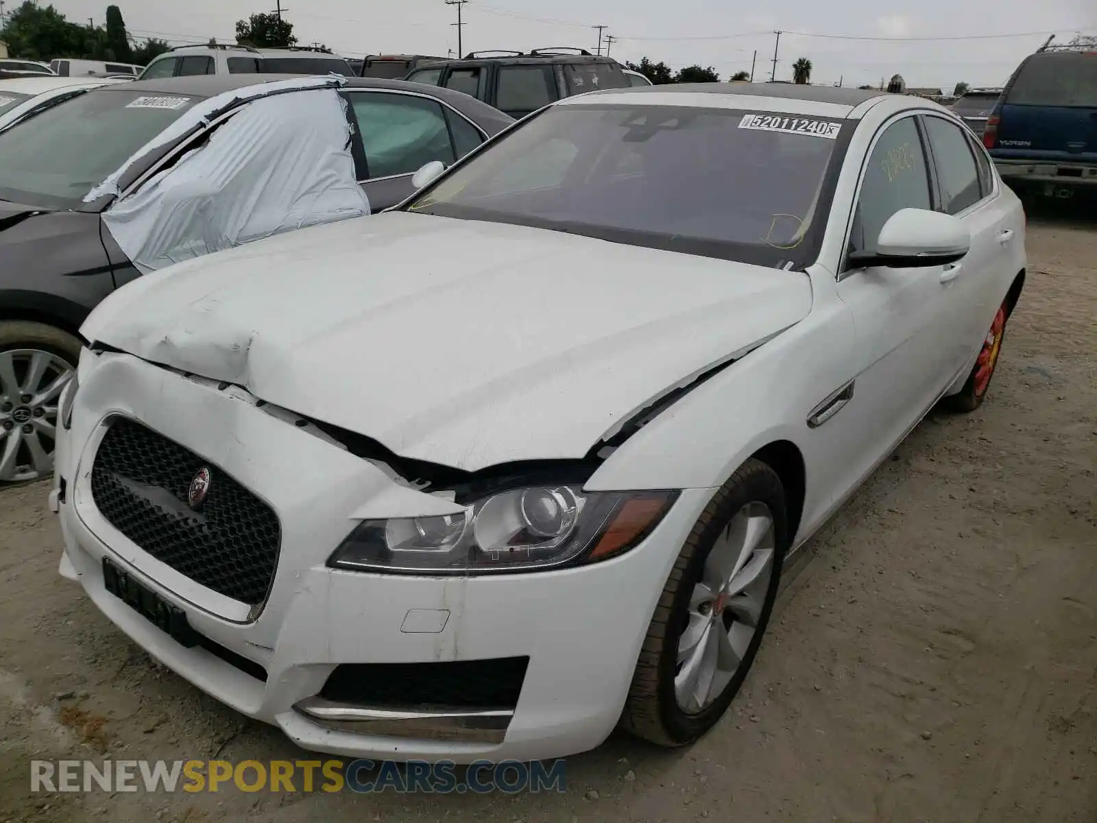 2 Photograph of a damaged car SAJBJ4FX4KCY79250 JAGUAR XF 2019