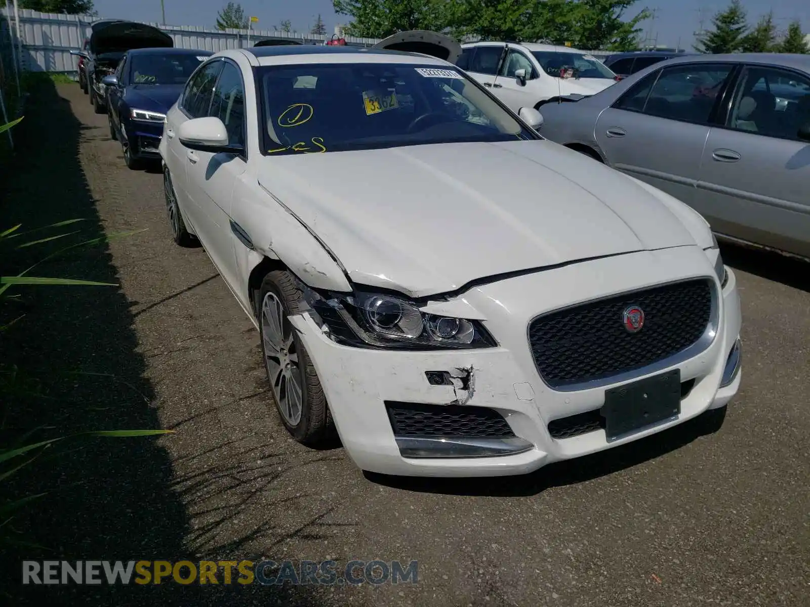 1 Photograph of a damaged car SAJBK4FX4KCY78161 JAGUAR XF 2019