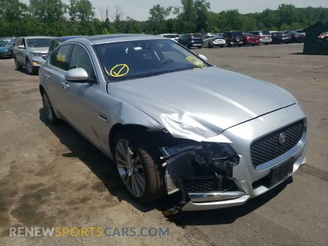 1 Photograph of a damaged car SAJBJ4FX8LCY85070 JAGUAR XF 2020
