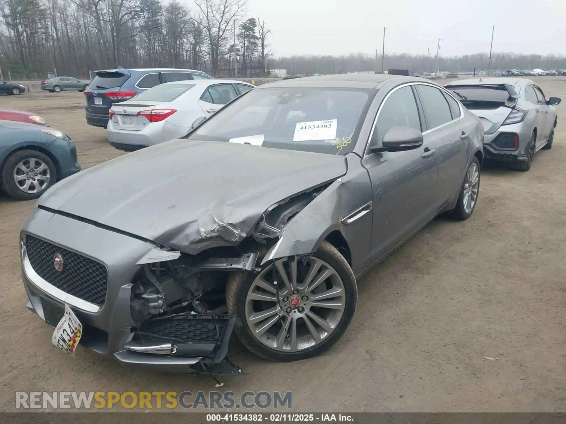 2 Photograph of a damaged car SAJBK4FX3LCY83949 JAGUAR XF 2020