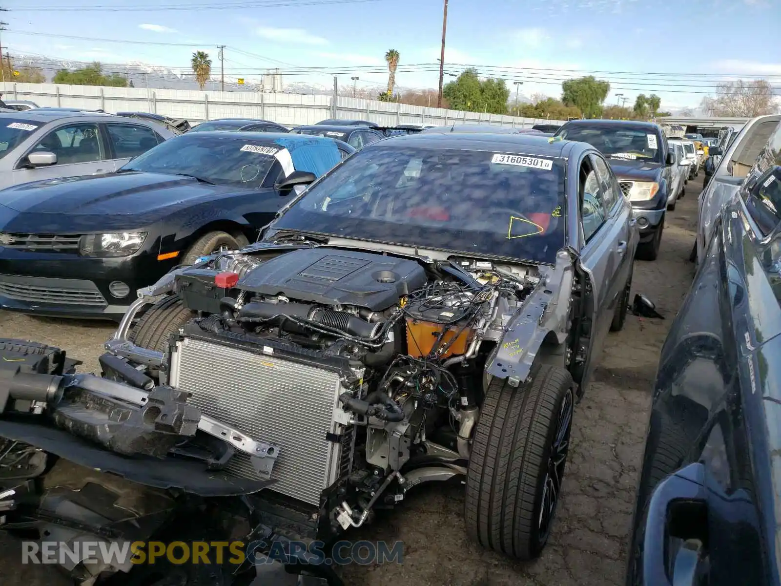 2 Photograph of a damaged car SAJBX4GX3LCY83644 JAGUAR XF 2020