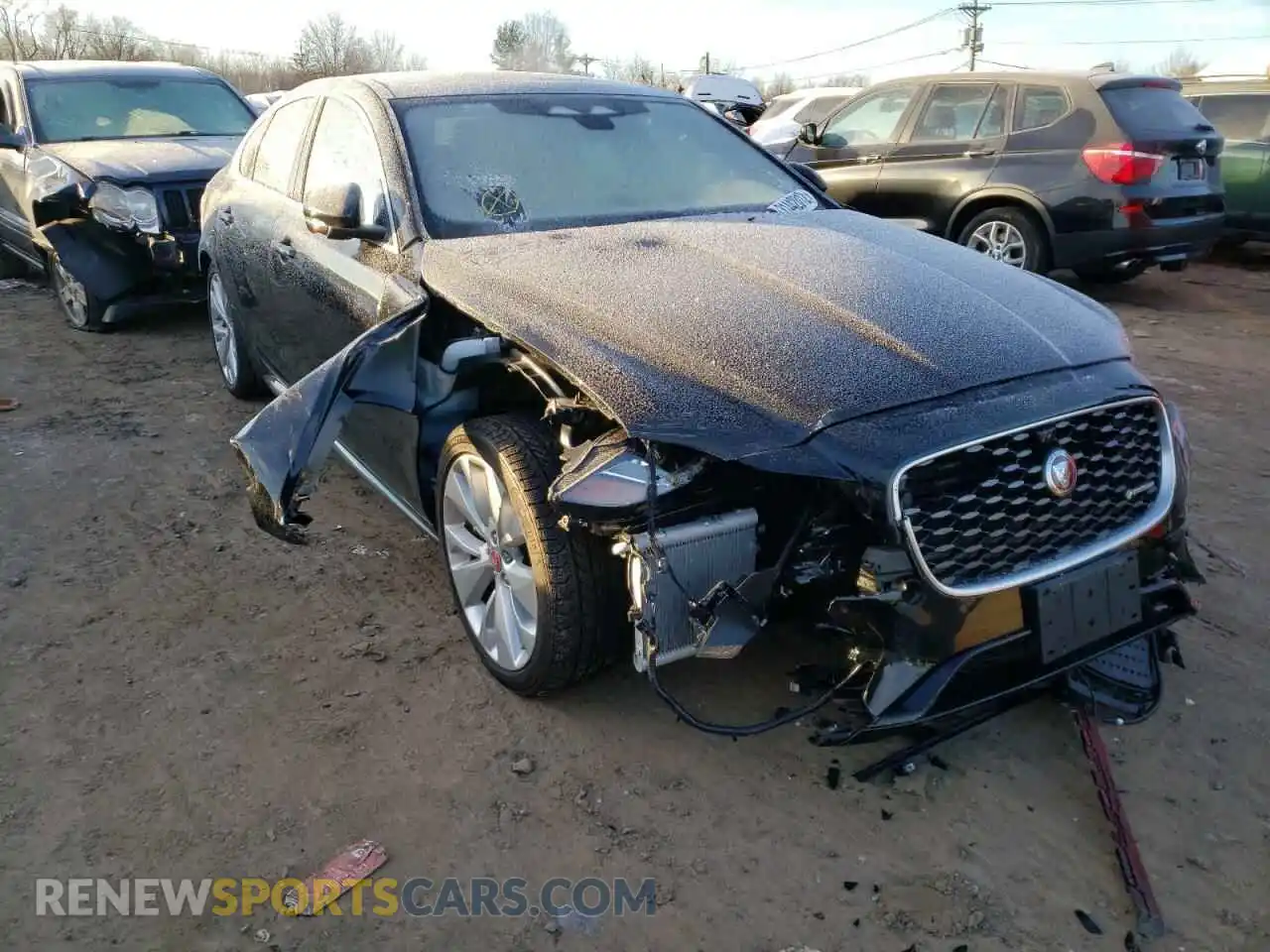 1 Photograph of a damaged car SAJBL4GX9MCY89638 JAGUAR XF 2021