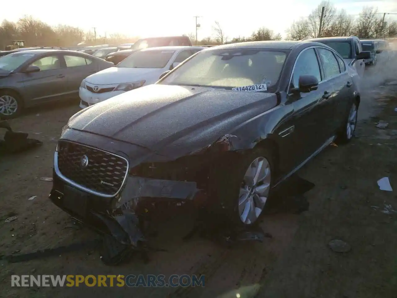 2 Photograph of a damaged car SAJBL4GX9MCY89638 JAGUAR XF 2021