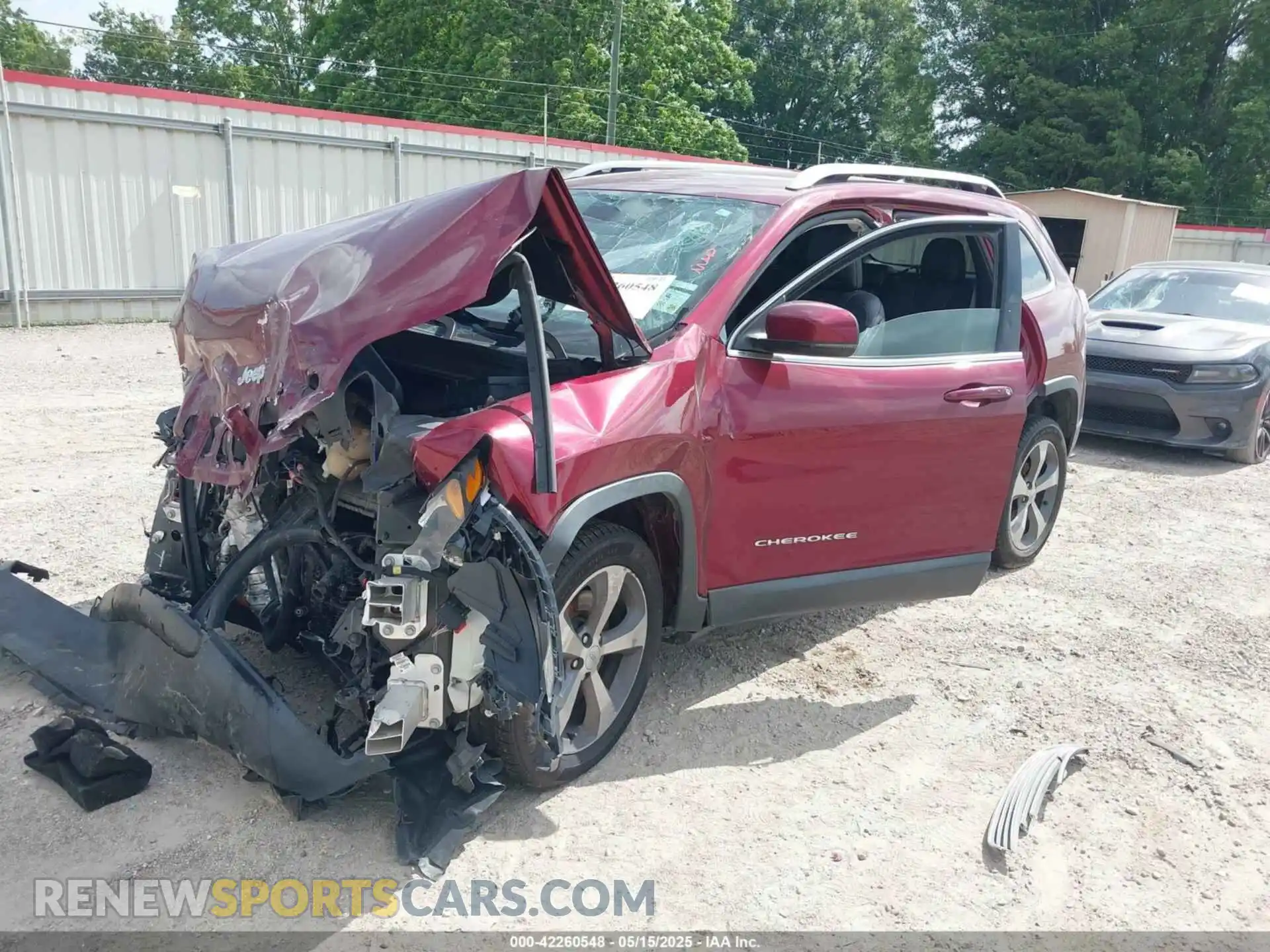 2 Photograph of a damaged car 1C4PJLDB1KD443567 JEEP CHEROKEE 2019