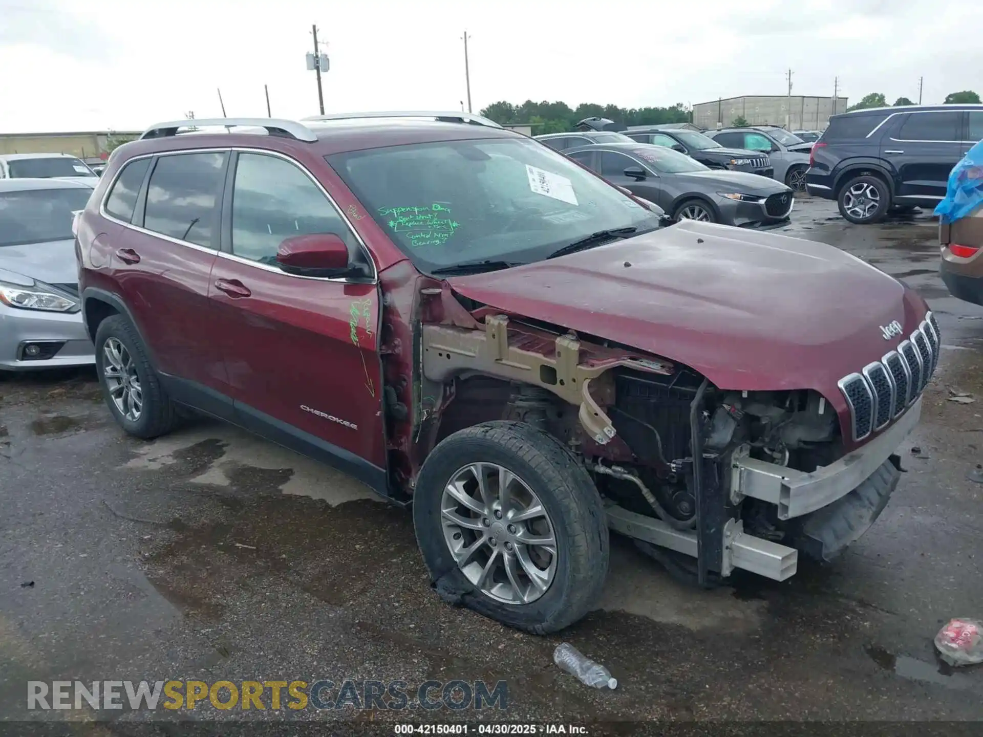 1 Photograph of a damaged car 1C4PJLLB3KD327000 JEEP CHEROKEE 2019