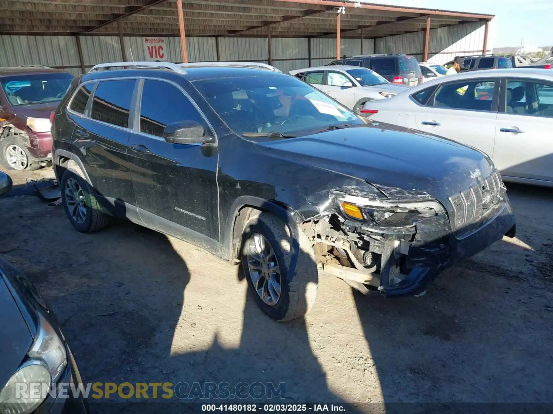 1 Photograph of a damaged car 1C4PJLLB9KD222297 JEEP CHEROKEE 2019