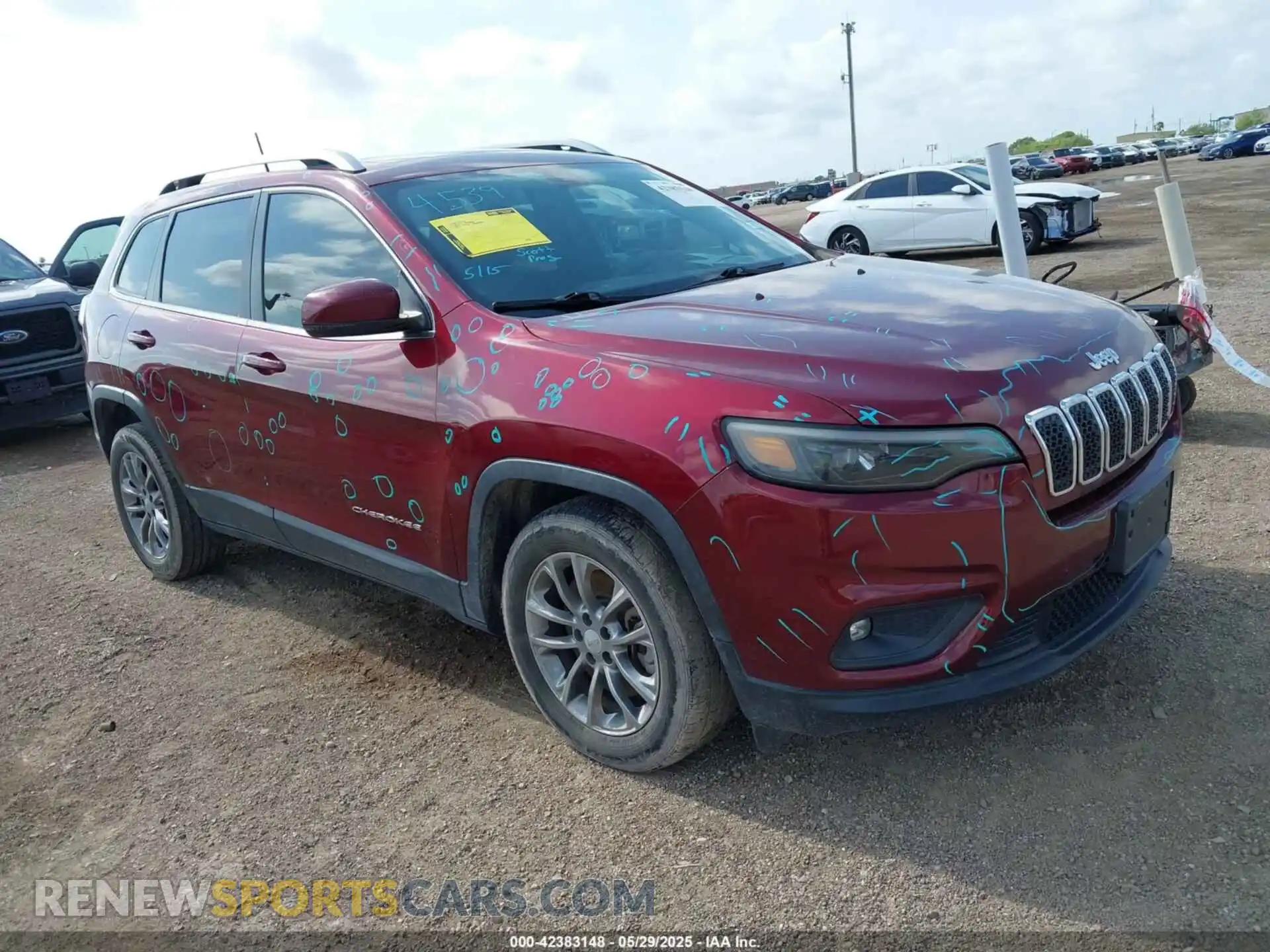 1 Photograph of a damaged car 1C4PJLLBXKD444248 JEEP CHEROKEE 2019