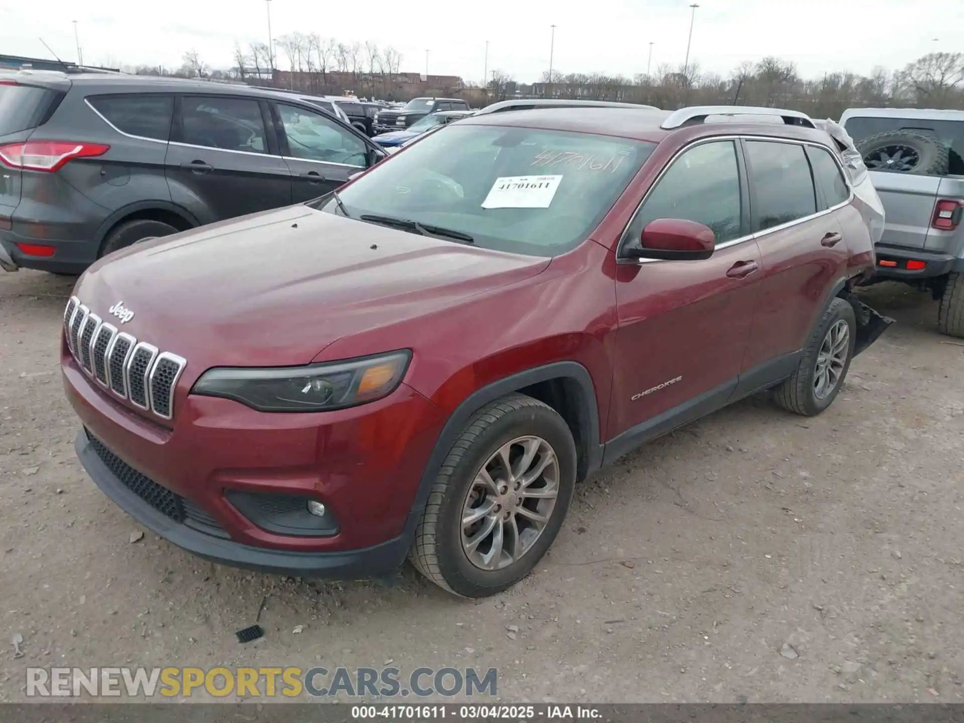 2 Photograph of a damaged car 1C4PJLLN1KD196126 JEEP CHEROKEE 2019