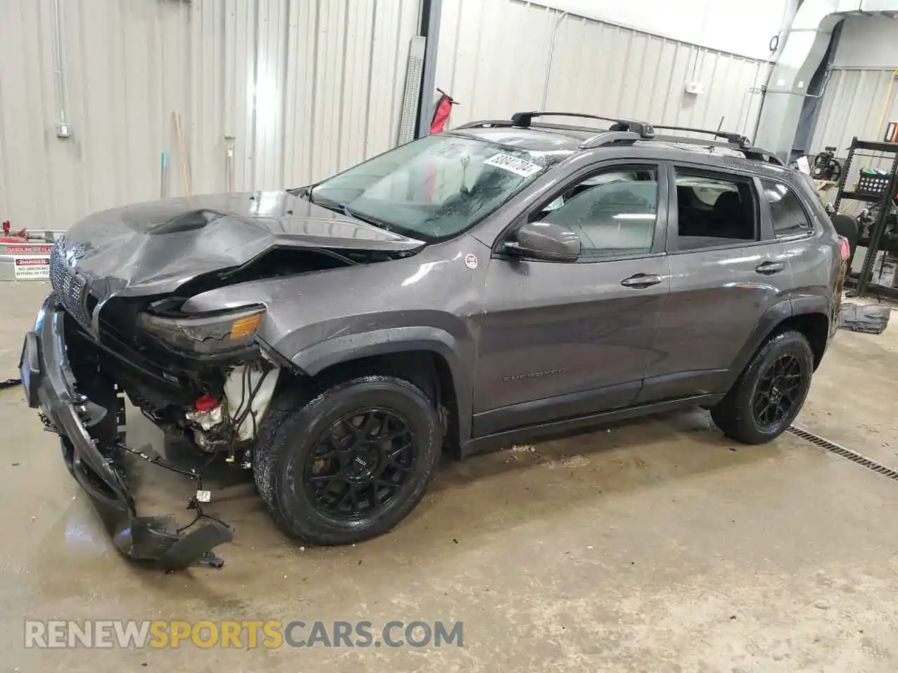 1 Photograph of a damaged car 1C4PJMBN6KD162156 JEEP CHEROKEE 2019