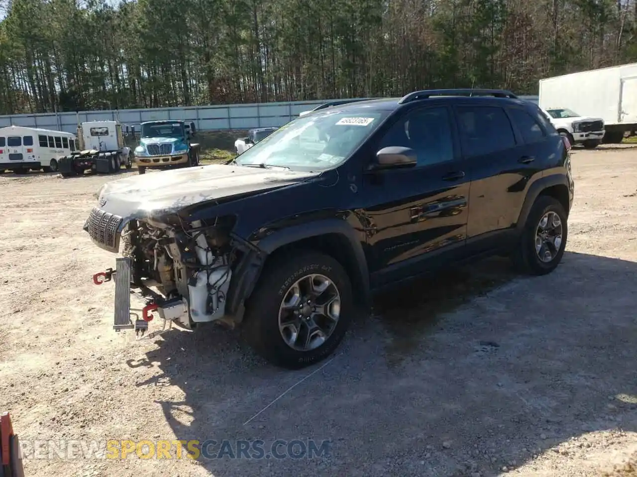 1 Photograph of a damaged car 1C4PJMBX4KD375155 JEEP CHEROKEE 2019