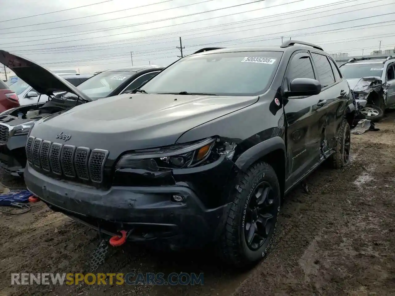 1 Photograph of a damaged car 1C4PJMBXXKD127749 JEEP CHEROKEE 2019