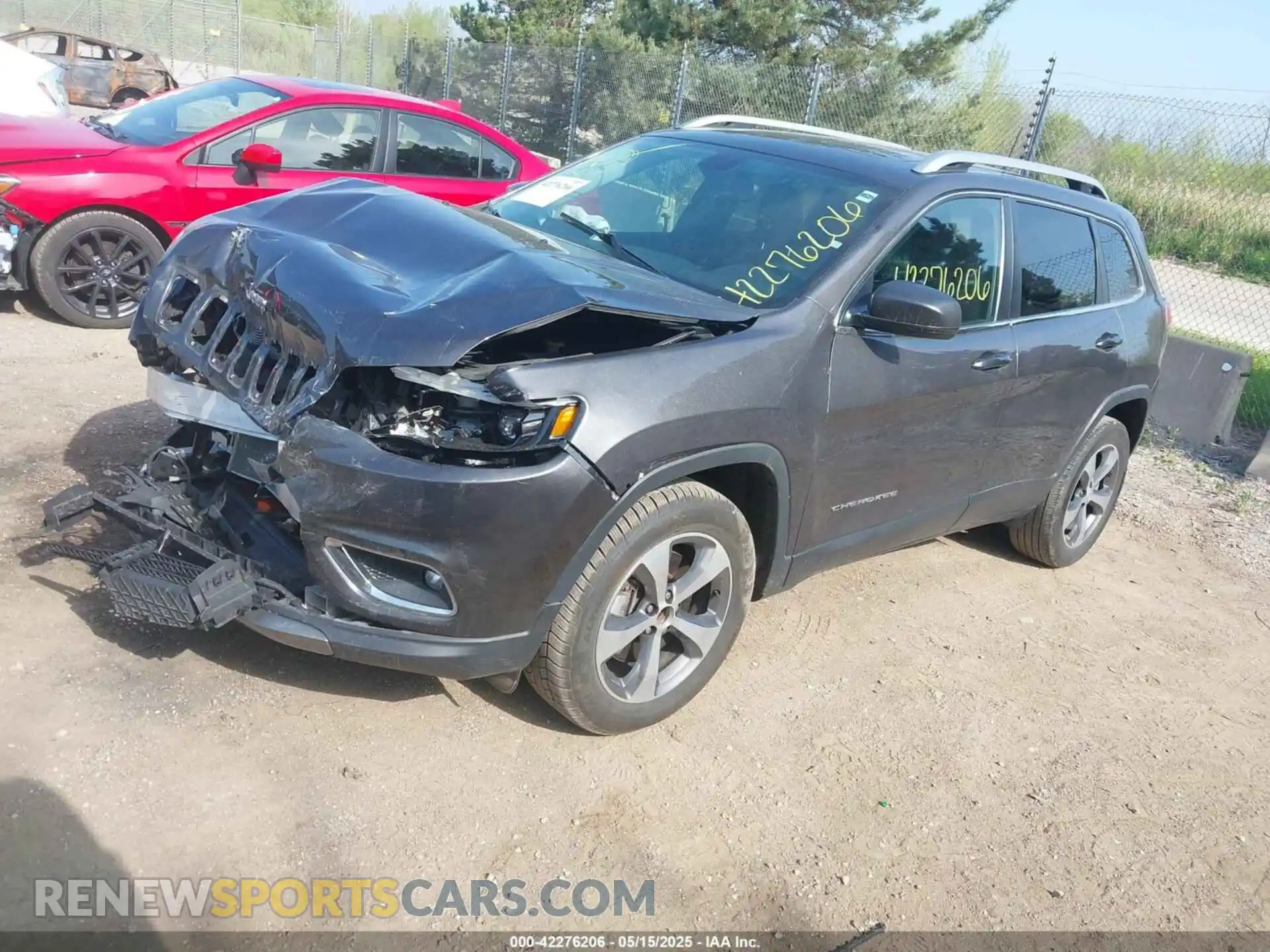 2 Photograph of a damaged car 1C4PJMDX2KD463523 JEEP CHEROKEE 2019