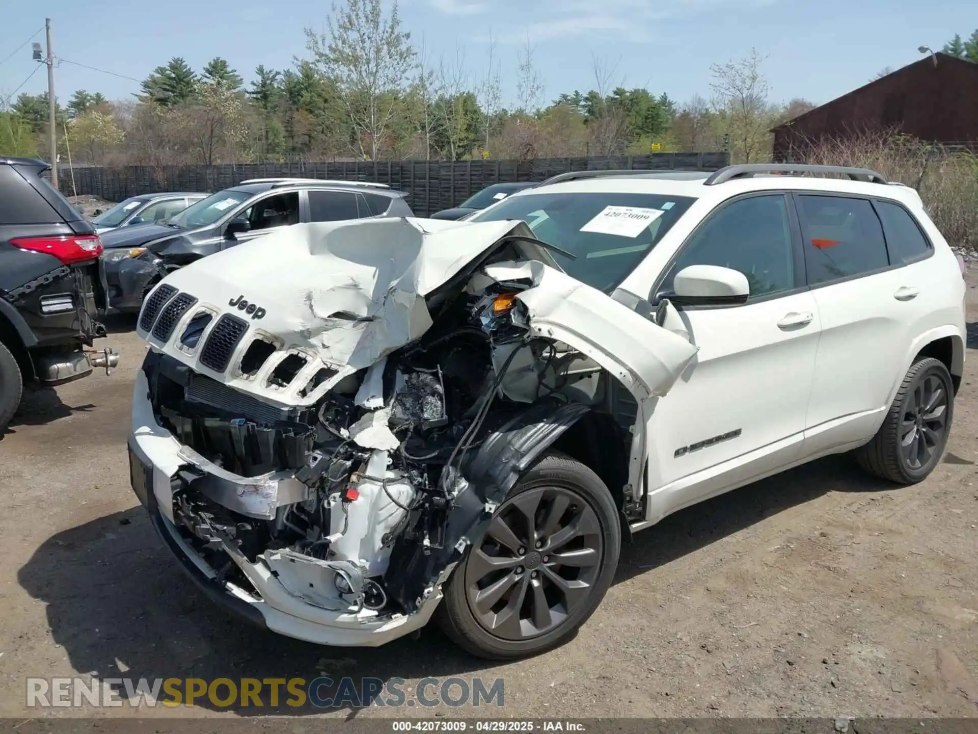 2 Photograph of a damaged car 1C4PJMDX5KD451379 JEEP CHEROKEE 2019
