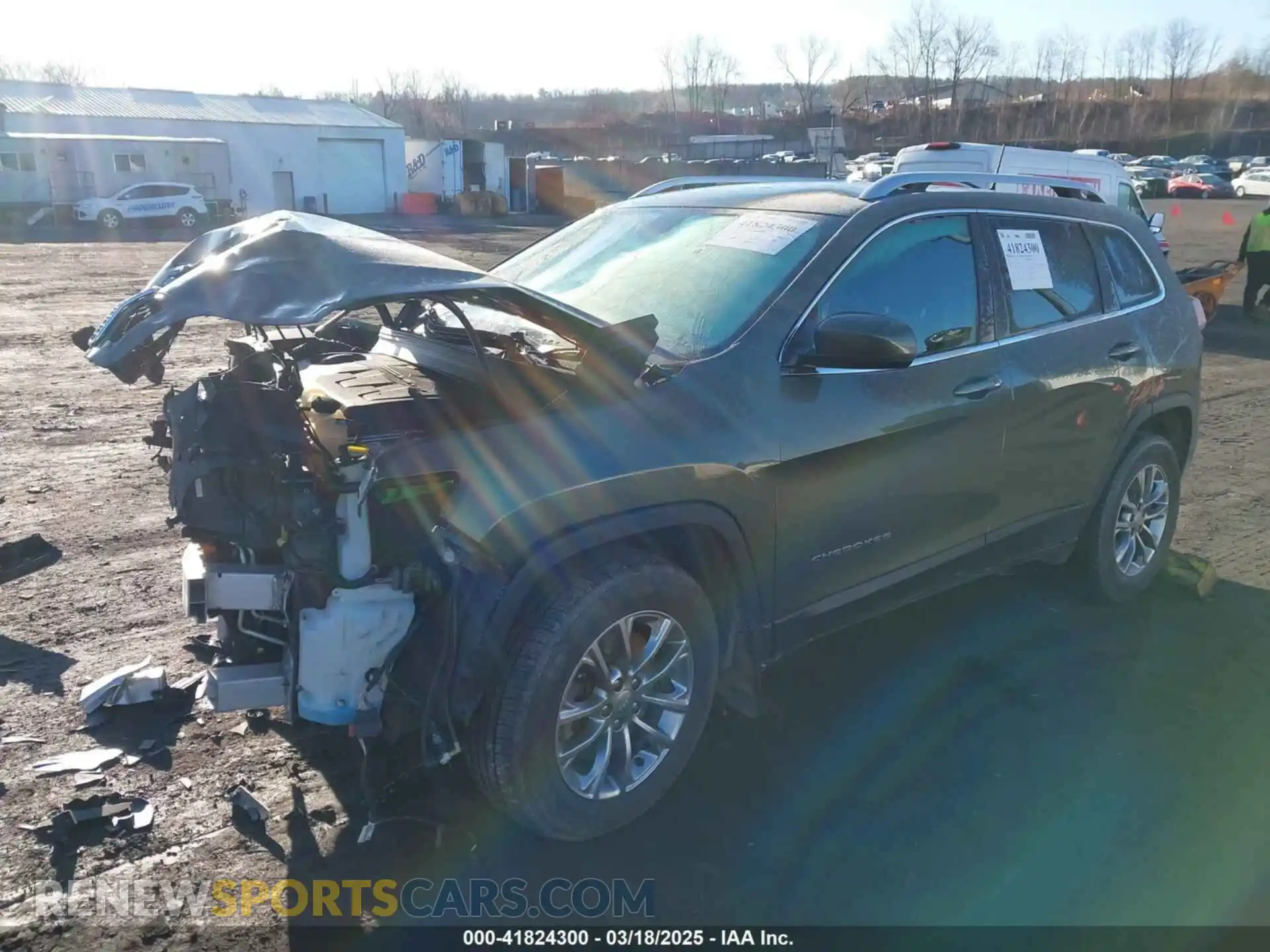 2 Photograph of a damaged car 1C4PJMLX0KD123482 JEEP CHEROKEE 2019