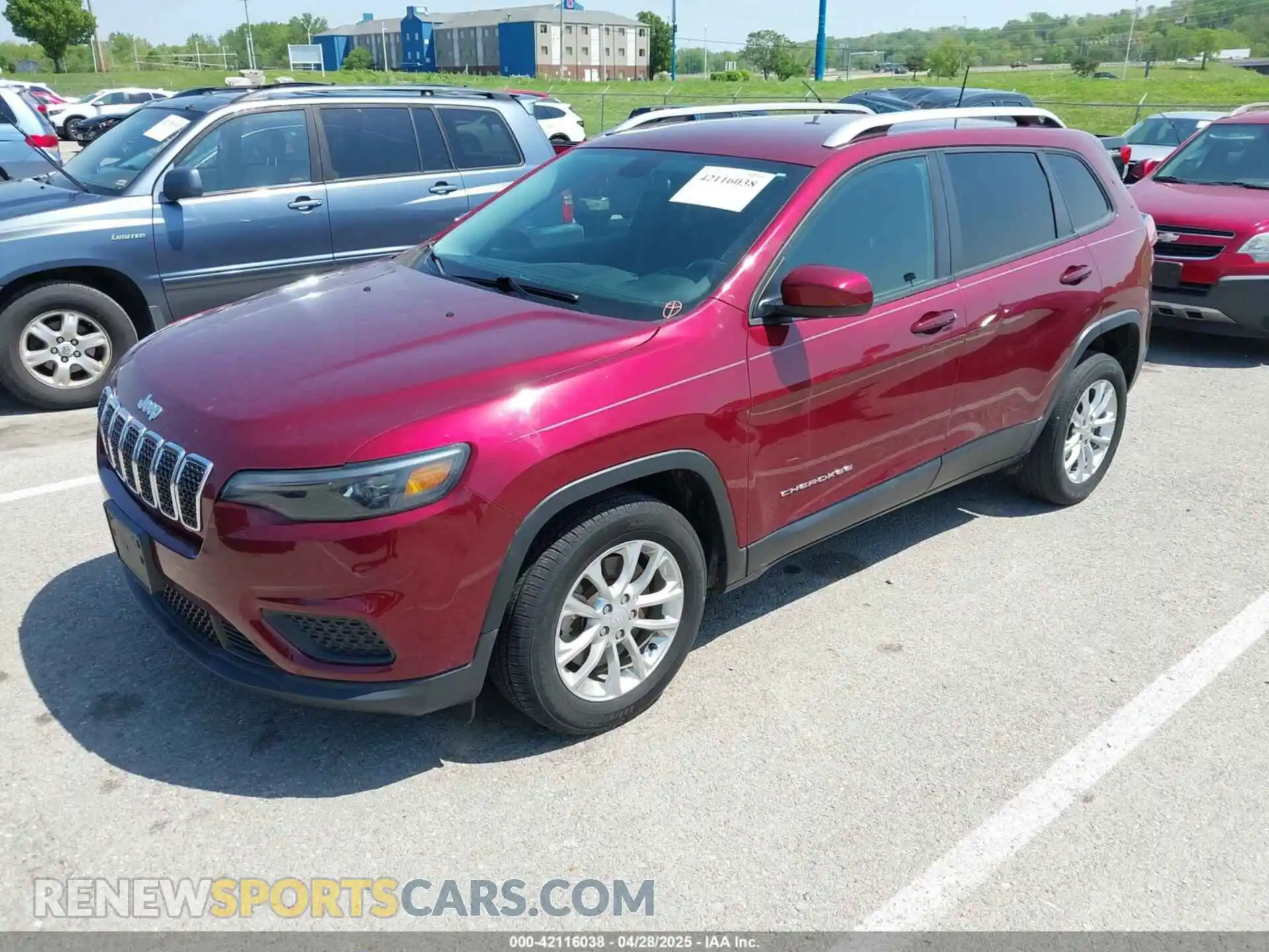 2 Photograph of a damaged car 1C4PJLCB4LD615142 JEEP CHEROKEE 2020