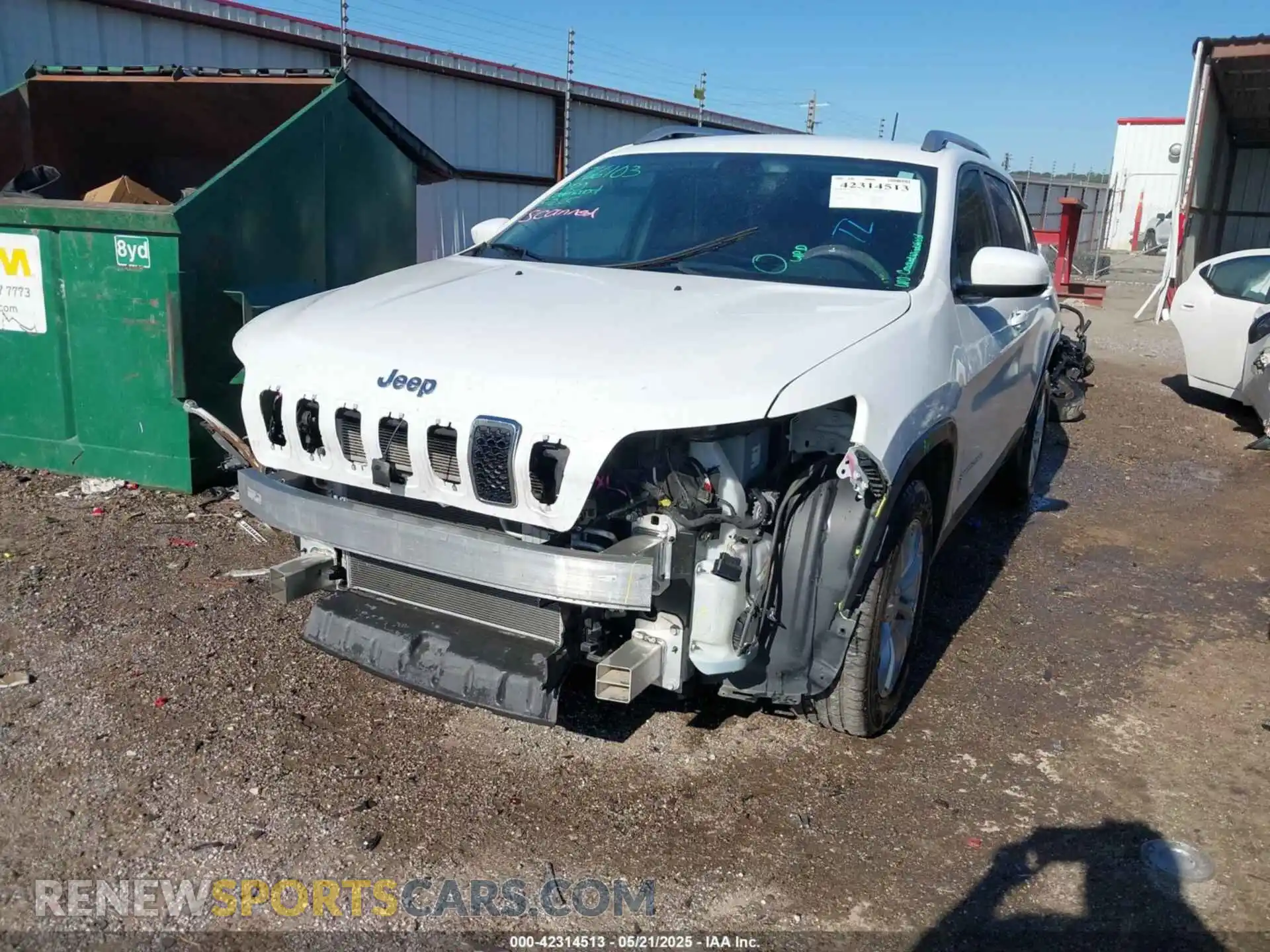 2 Photograph of a damaged car 1C4PJLCB9LD649044 JEEP CHEROKEE 2020