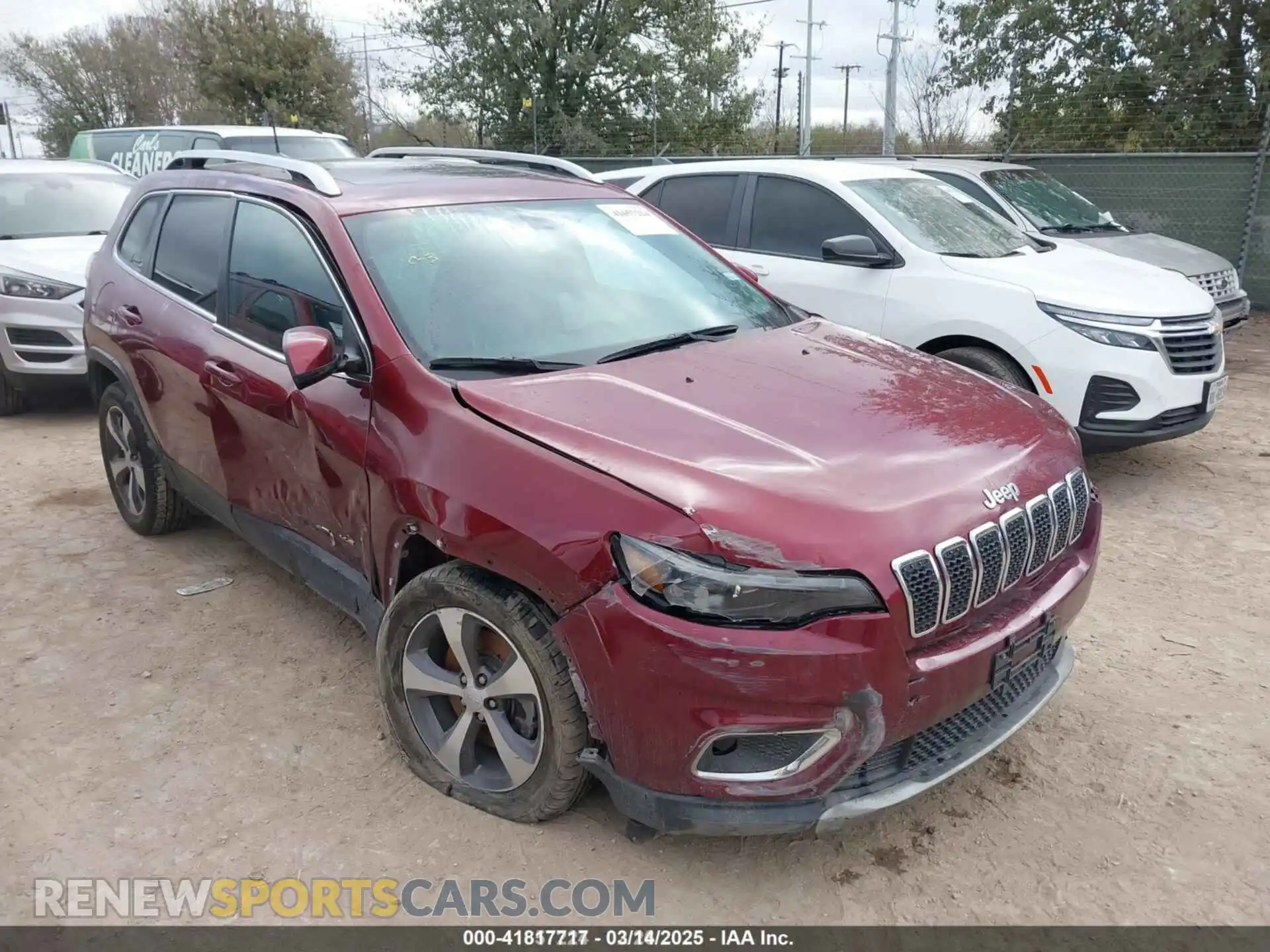 1 Photograph of a damaged car 1C4PJLDB9LD556572 JEEP CHEROKEE 2020