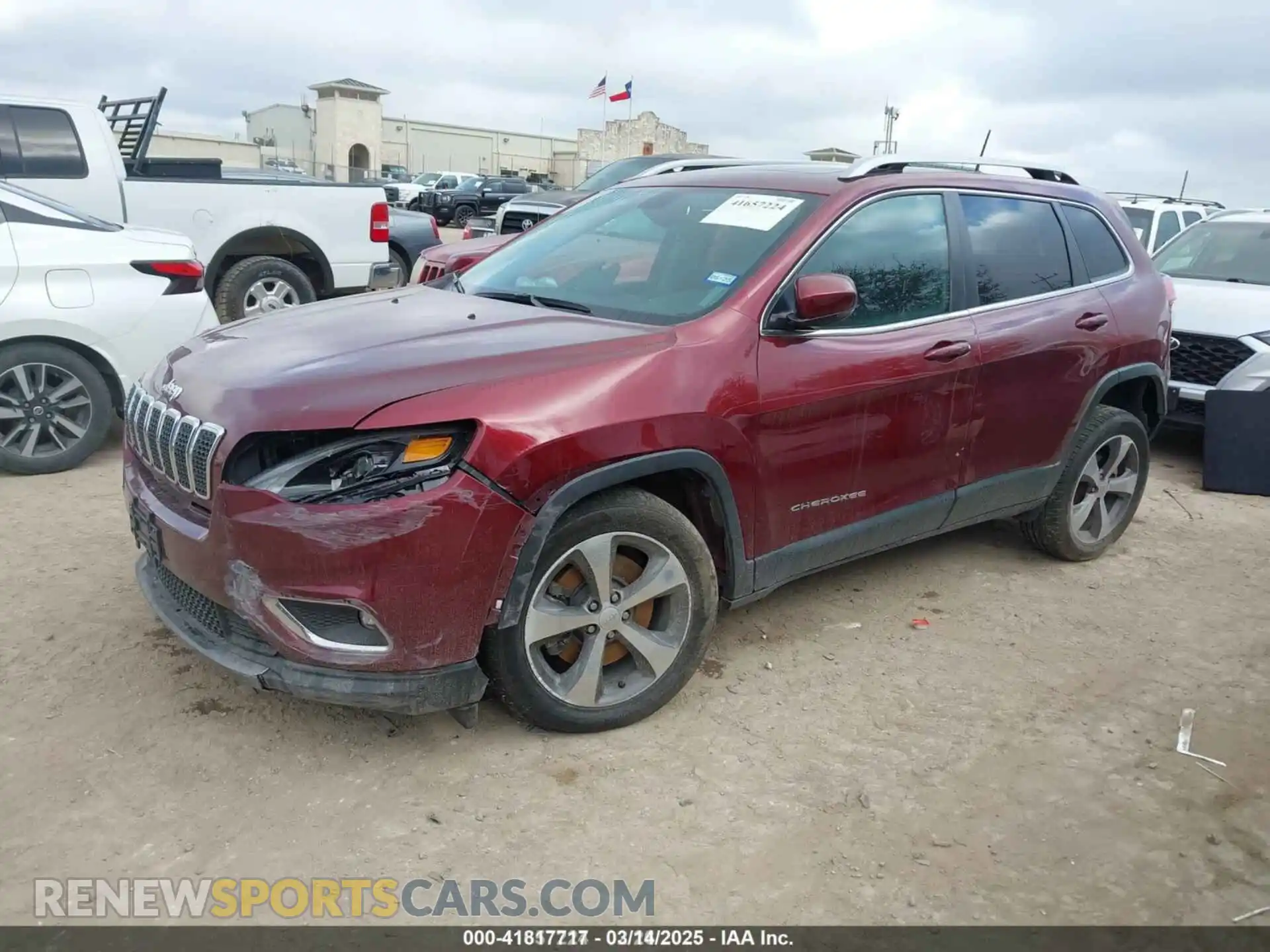 2 Photograph of a damaged car 1C4PJLDB9LD556572 JEEP CHEROKEE 2020