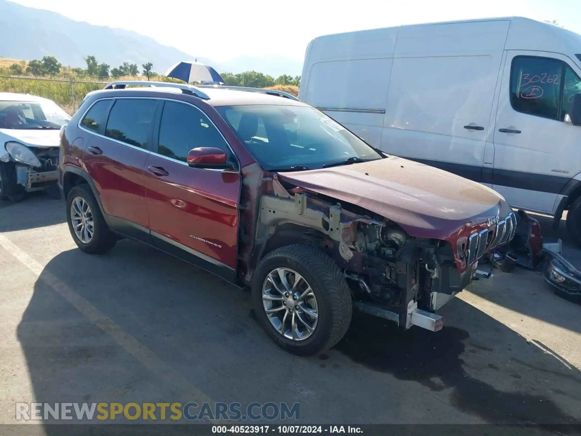 1 Photograph of a damaged car 1C4PJLLB1LD530601 JEEP CHEROKEE 2020