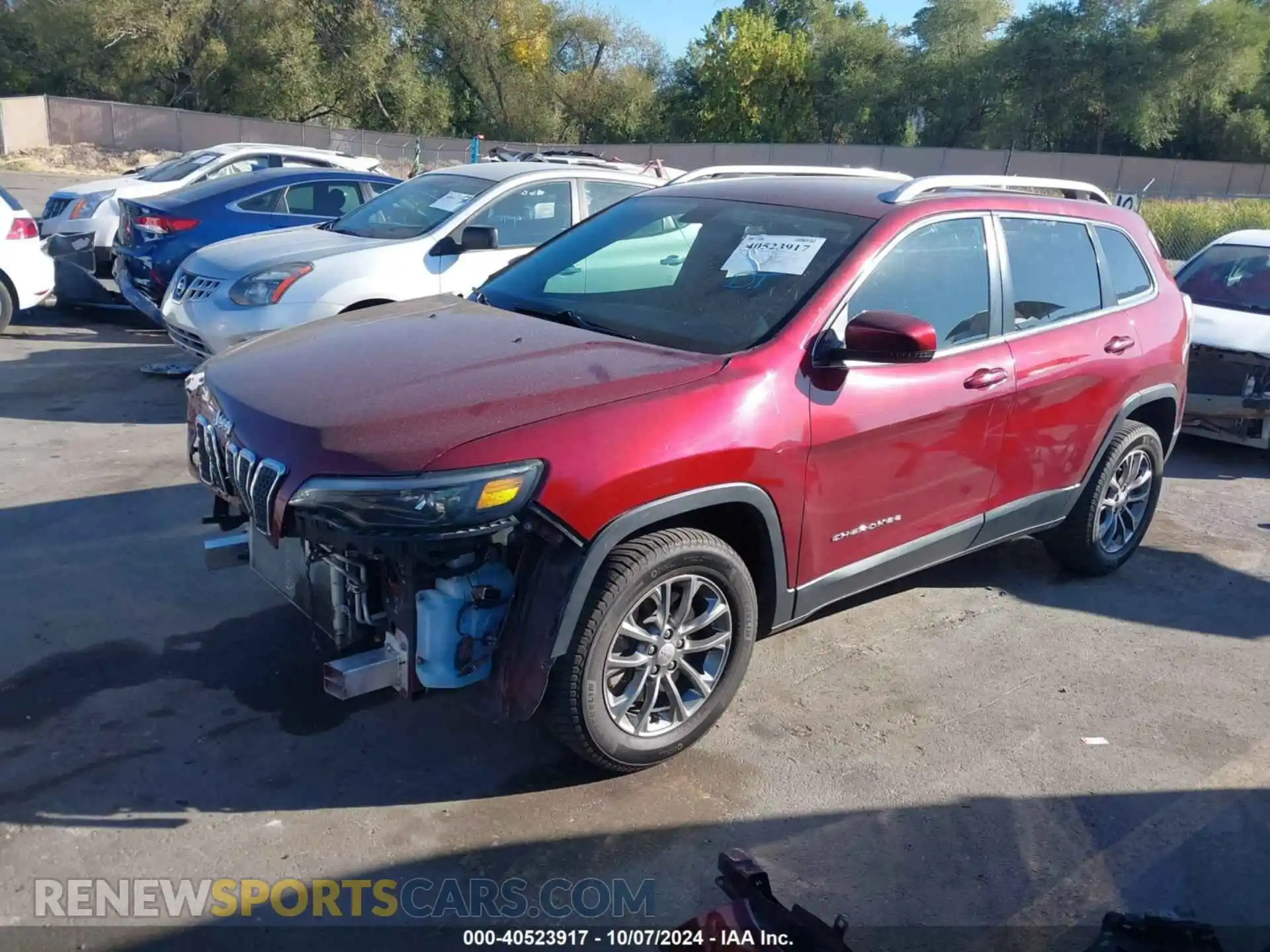 2 Photograph of a damaged car 1C4PJLLB1LD530601 JEEP CHEROKEE 2020