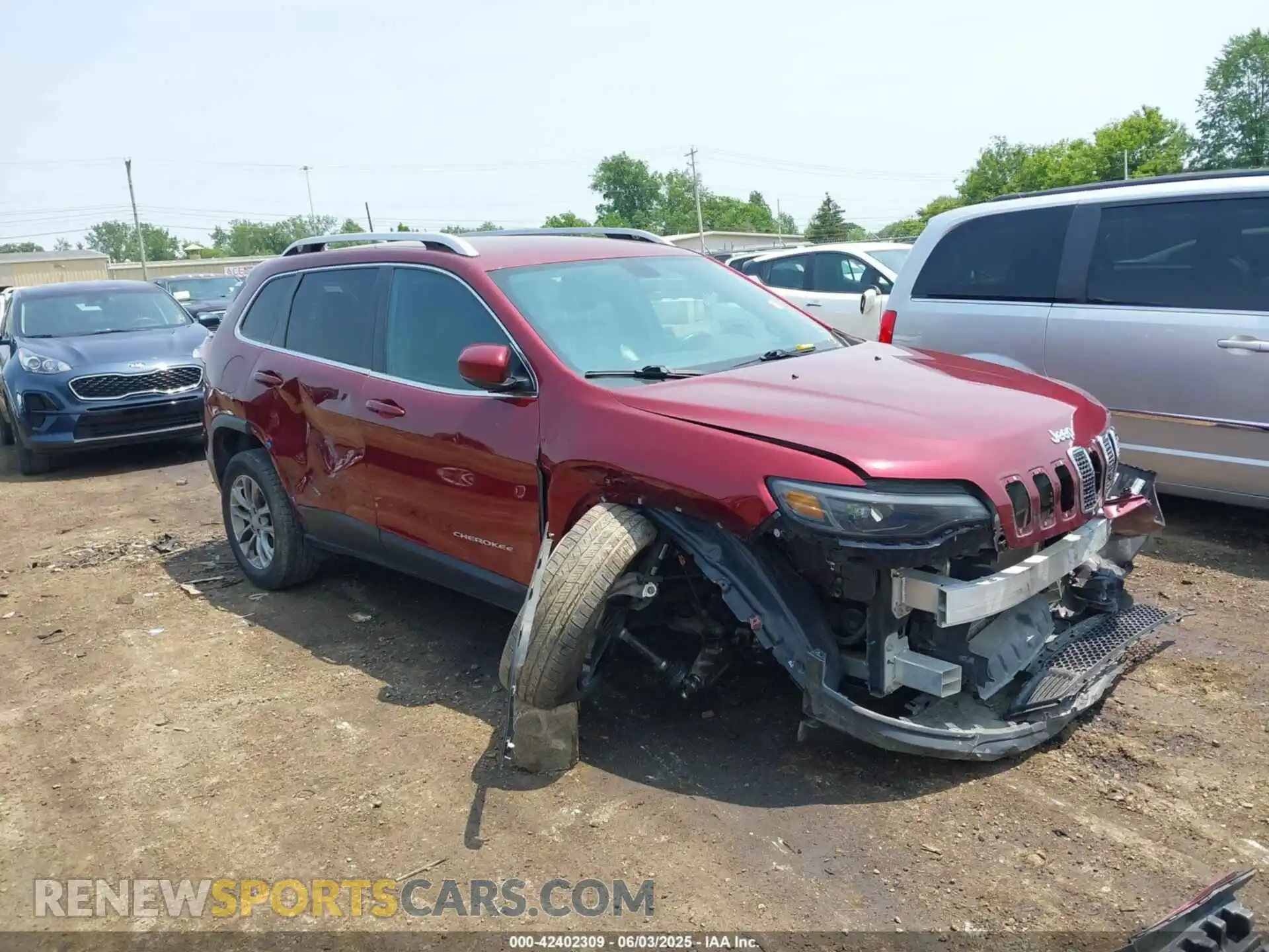 1 Photograph of a damaged car 1C4PJLLB5LD541827 JEEP CHEROKEE 2020