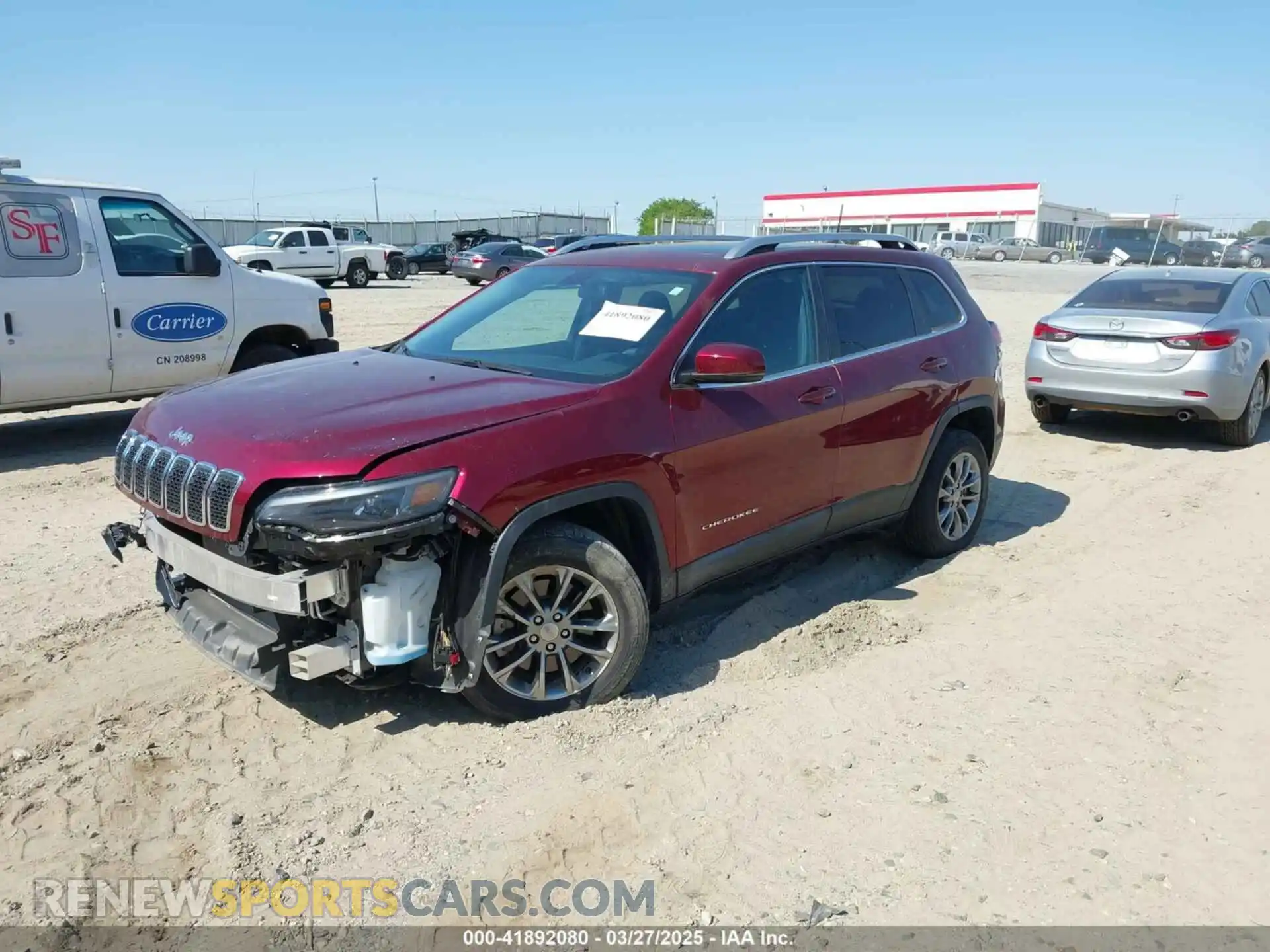 2 Photograph of a damaged car 1C4PJLLB9LD585622 JEEP CHEROKEE 2020