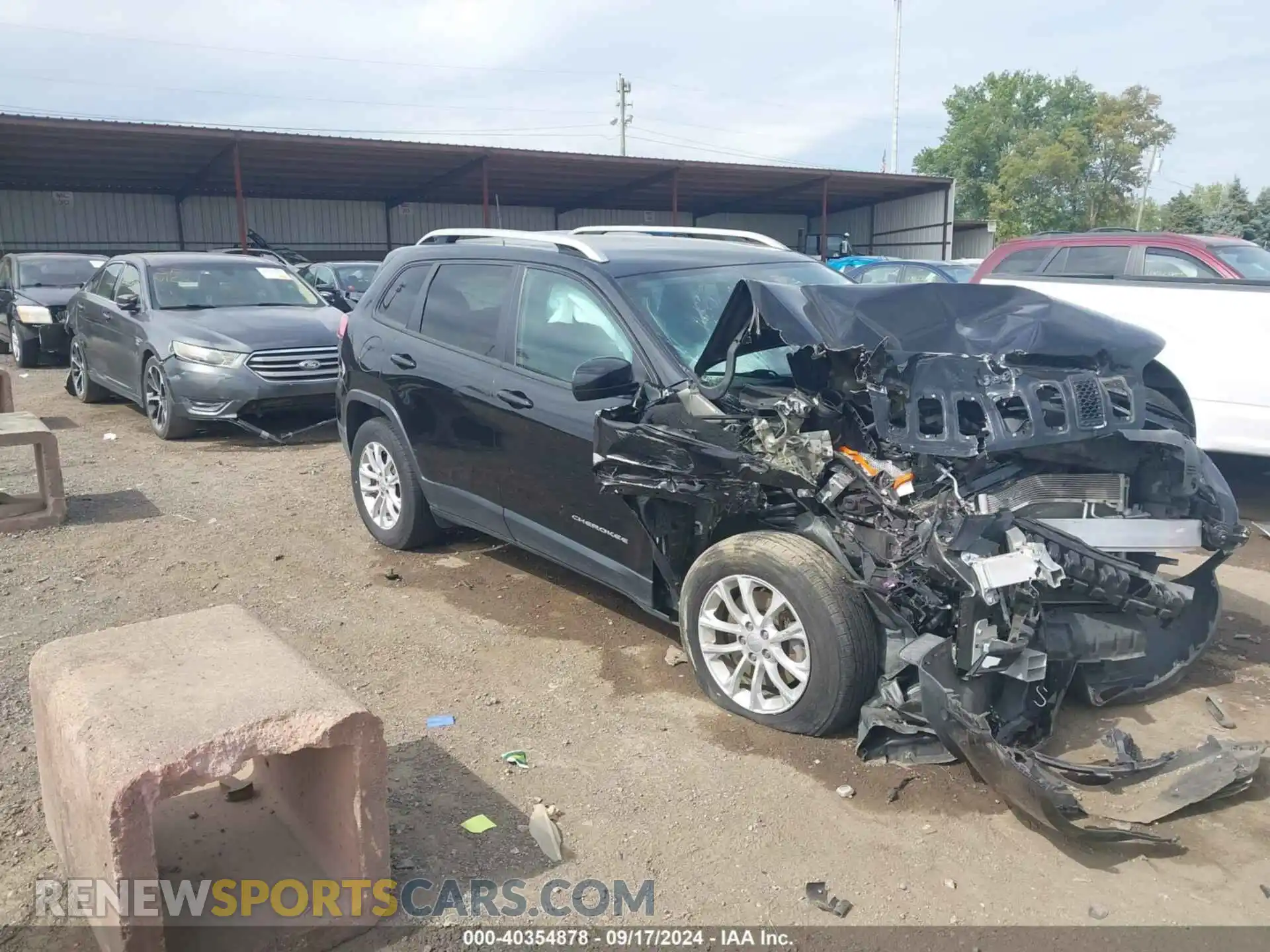 1 Photograph of a damaged car 1C4PJMCB0LD564311 JEEP CHEROKEE 2020