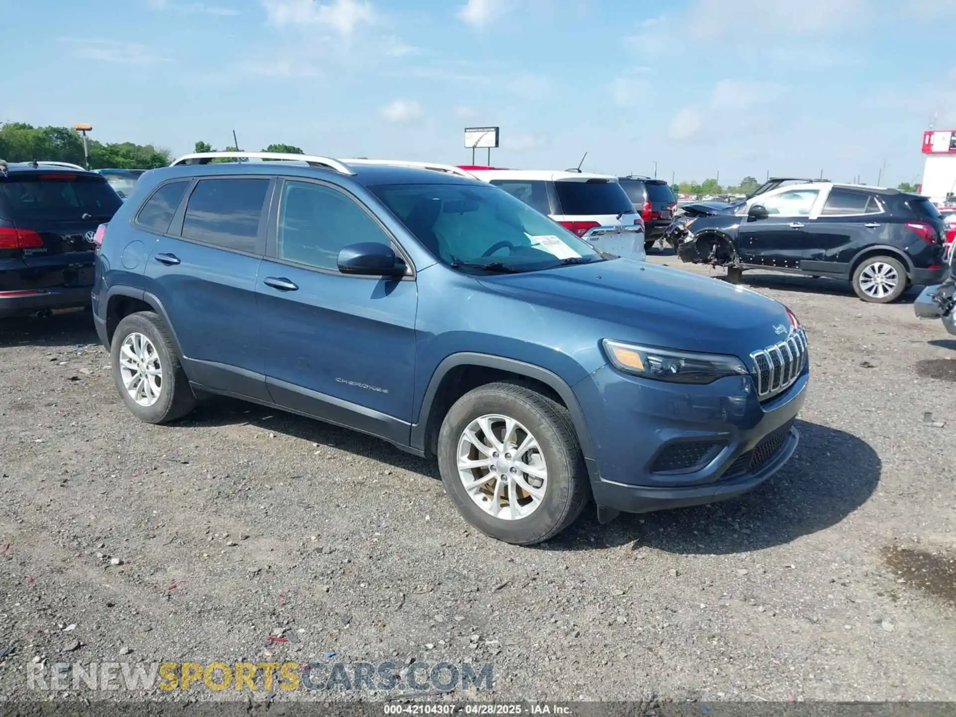 1 Photograph of a damaged car 1C4PJMCB7LD603878 JEEP CHEROKEE 2020