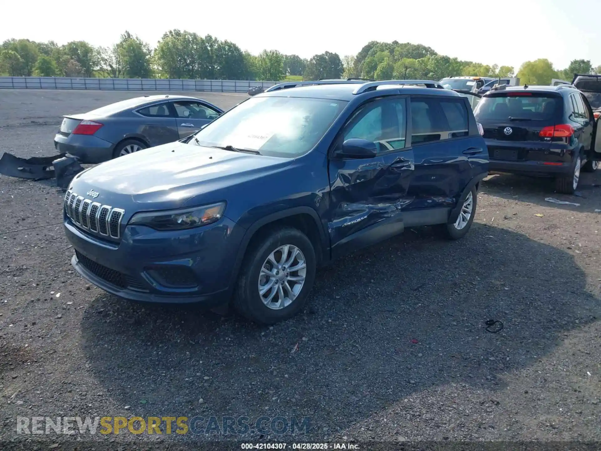 2 Photograph of a damaged car 1C4PJMCB7LD603878 JEEP CHEROKEE 2020