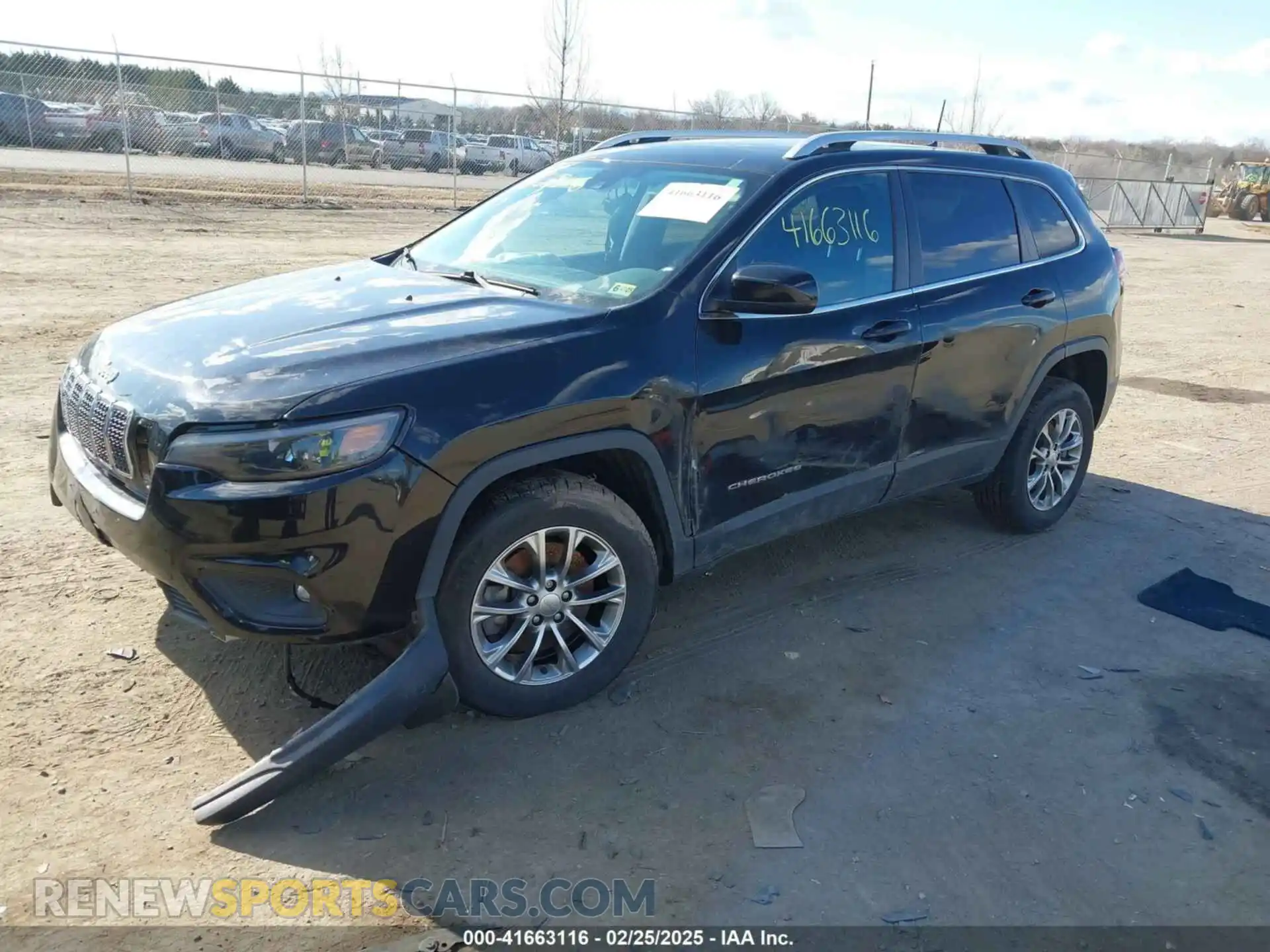 2 Photograph of a damaged car 1C4PJMLX9LD633699 JEEP CHEROKEE 2020