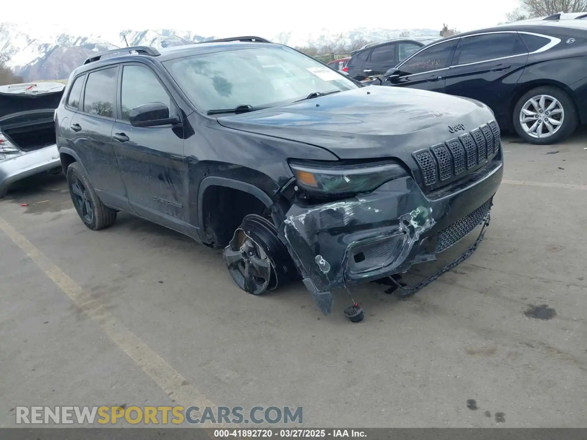 1 Photograph of a damaged car 1C4PJMLX9LD634920 JEEP CHEROKEE 2020