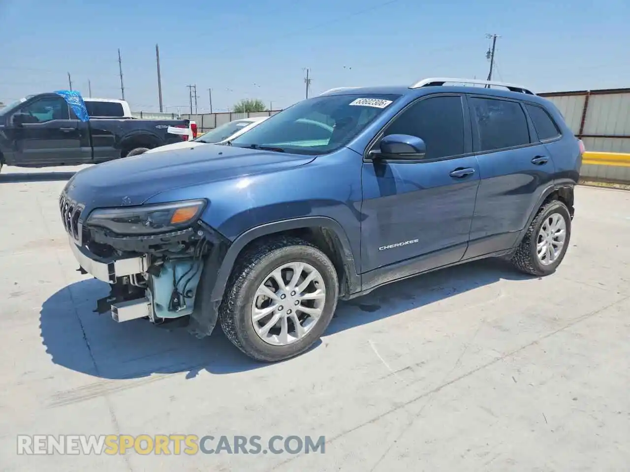 1 Photograph of a damaged car 1C4PJLCB0MD147010 JEEP CHEROKEE 2021