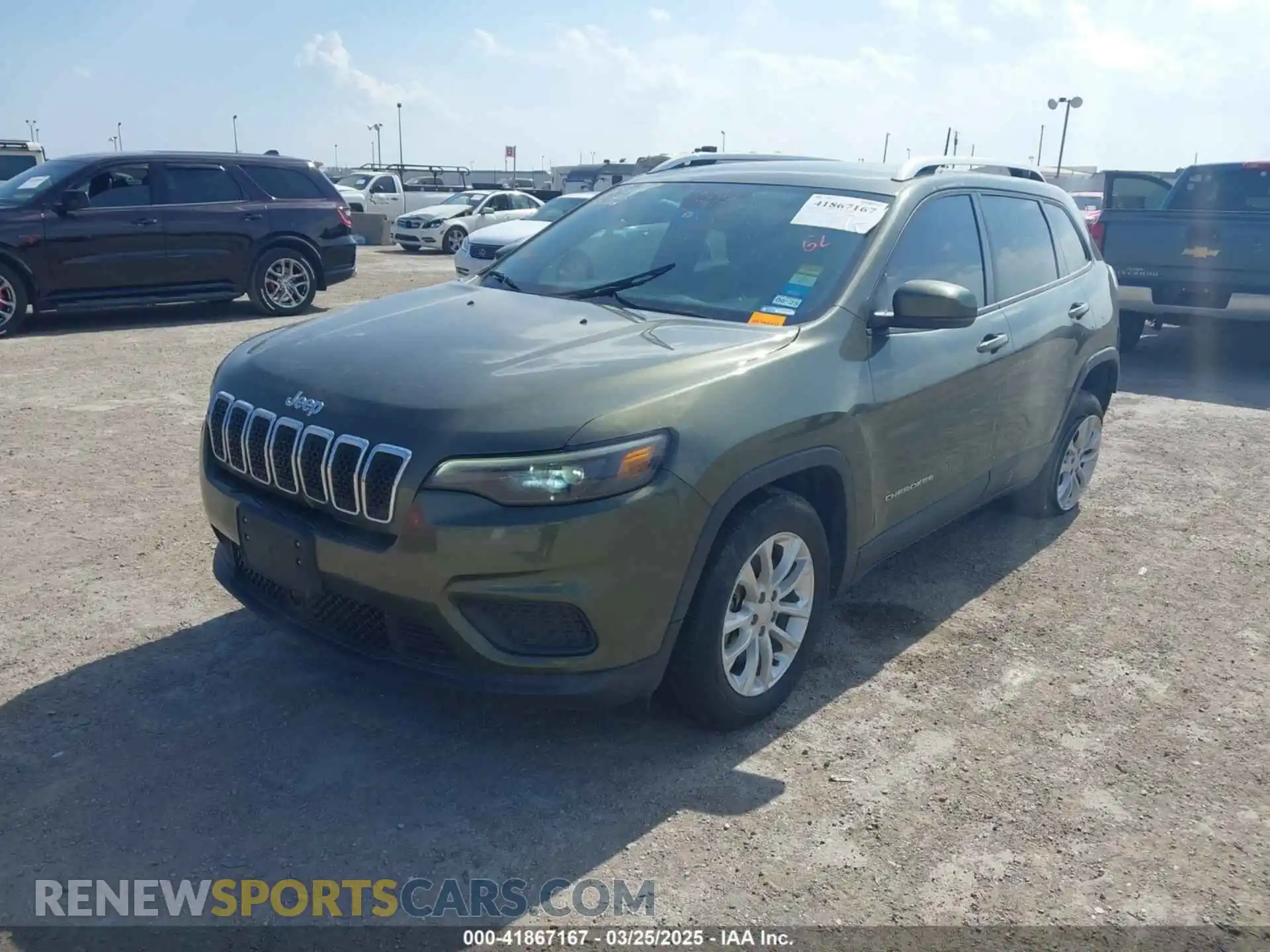 2 Photograph of a damaged car 1C4PJLCB2MD155979 JEEP CHEROKEE 2021