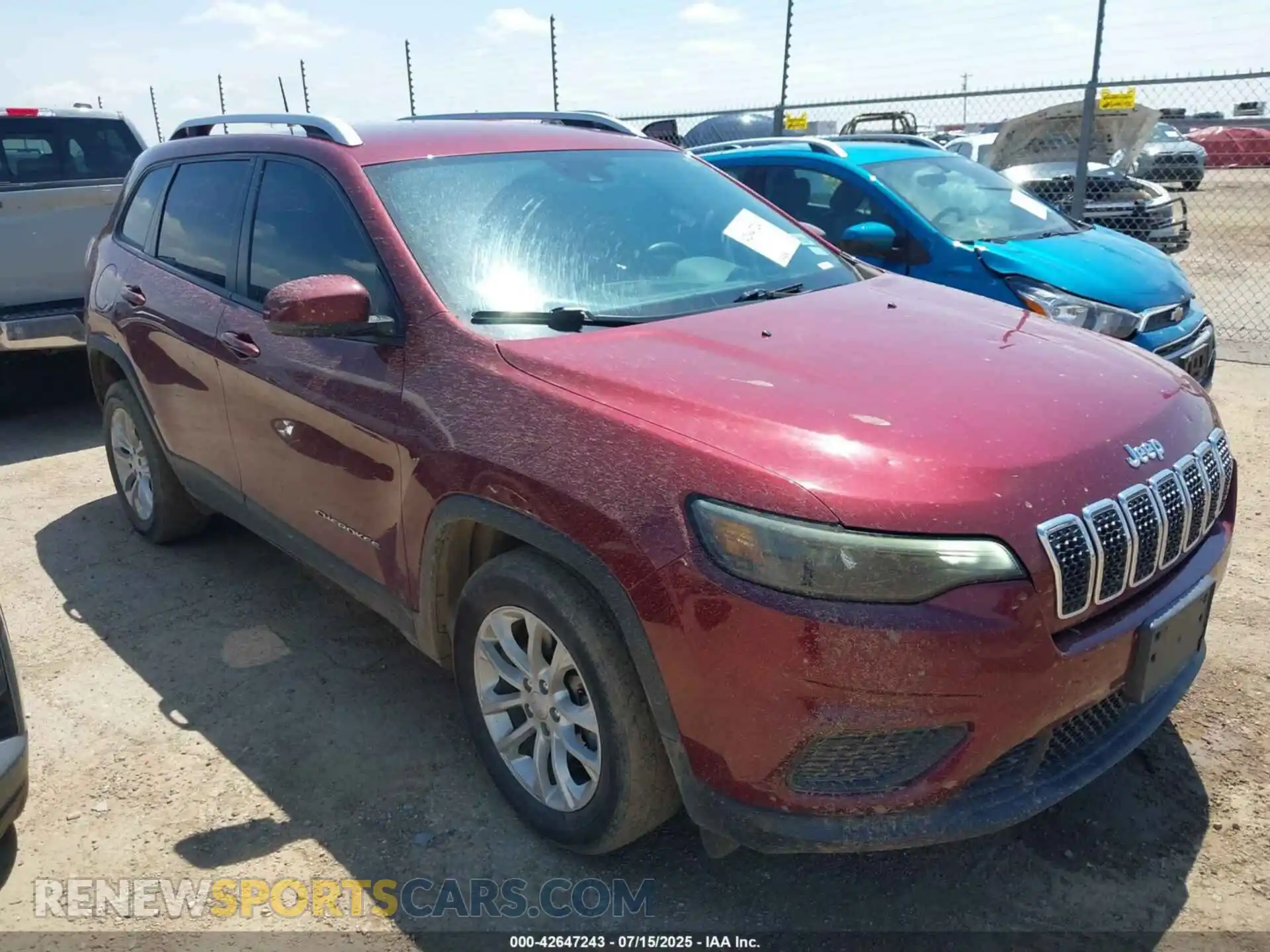 1 Photograph of a damaged car 1C4PJLCB6MD208277 JEEP CHEROKEE 2021