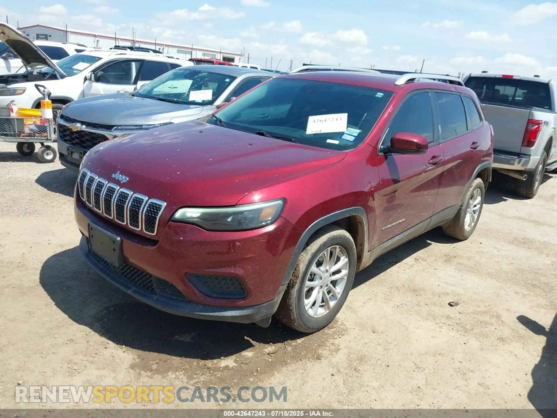 2 Photograph of a damaged car 1C4PJLCB6MD208277 JEEP CHEROKEE 2021