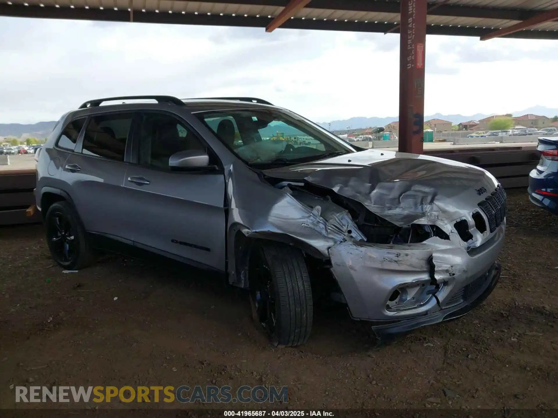 1 Photograph of a damaged car 1C4PJLLB2MD237081 JEEP CHEROKEE 2021