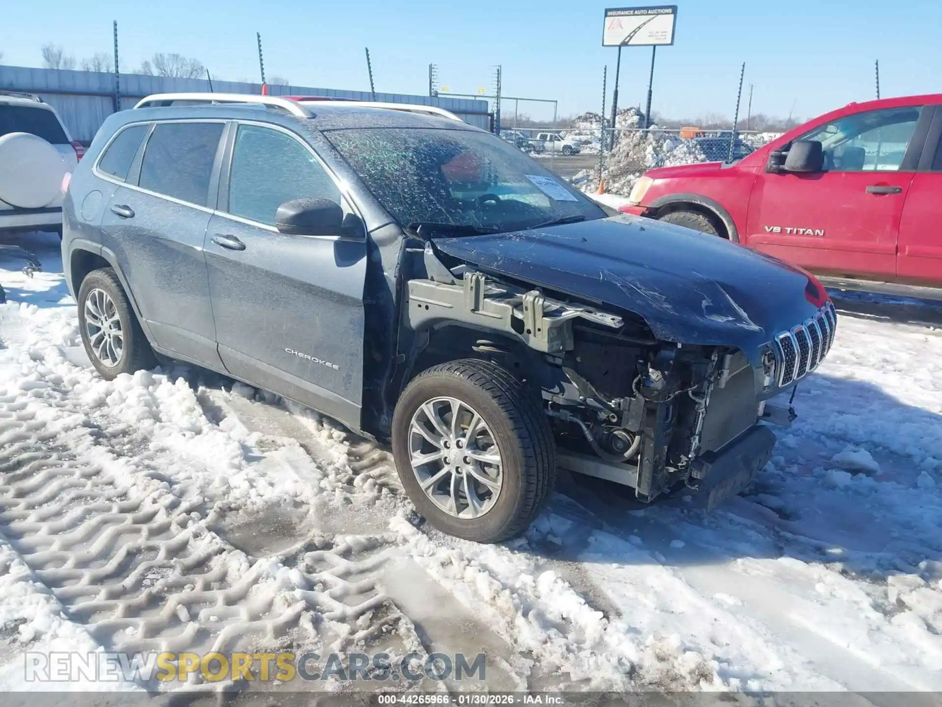 1 Photograph of a damaged car 1C4PJLLB3MD174203 JEEP CHEROKEE 2021