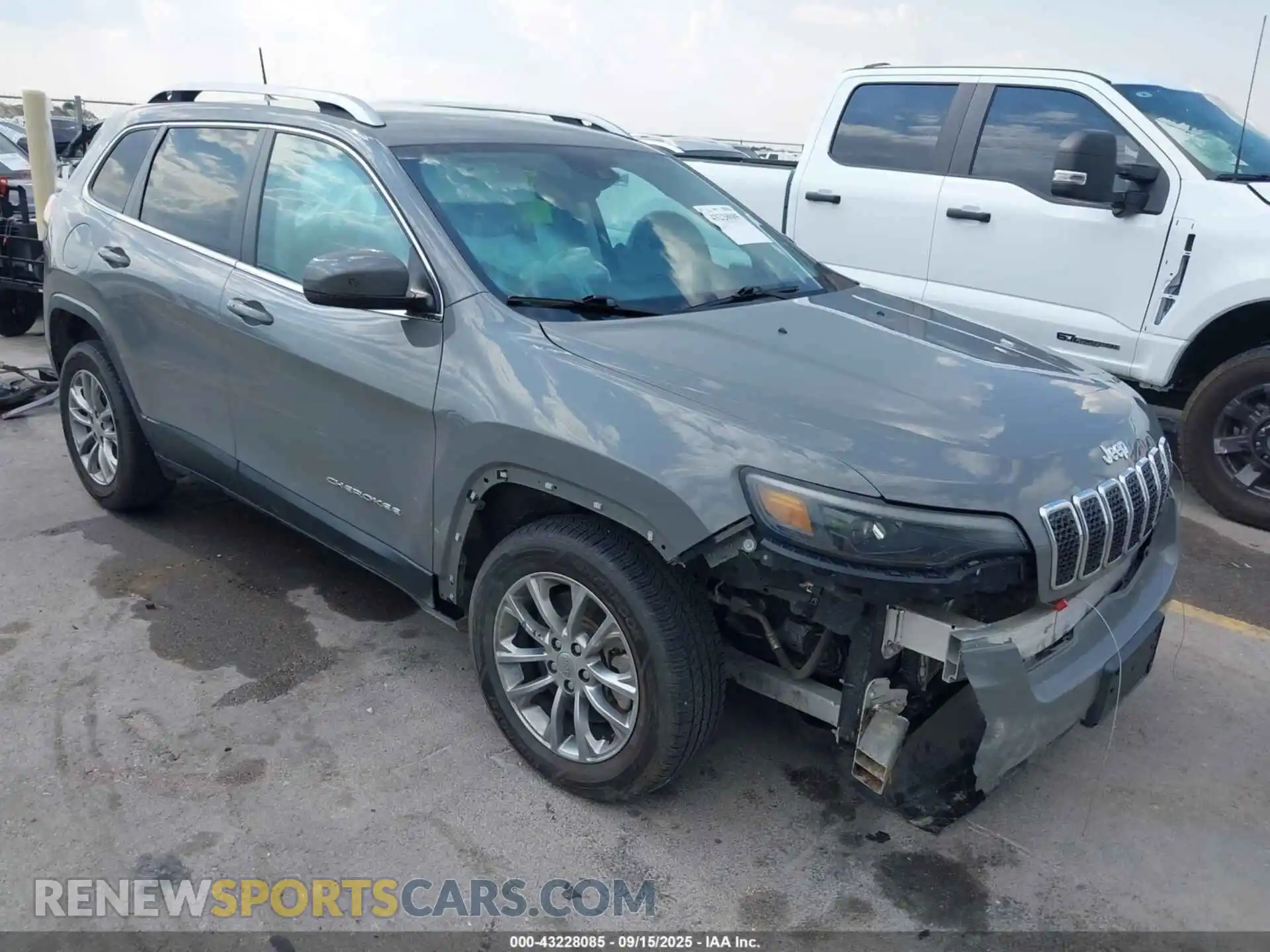 1 Photograph of a damaged car 1C4PJLLB5MD164417 JEEP CHEROKEE 2021