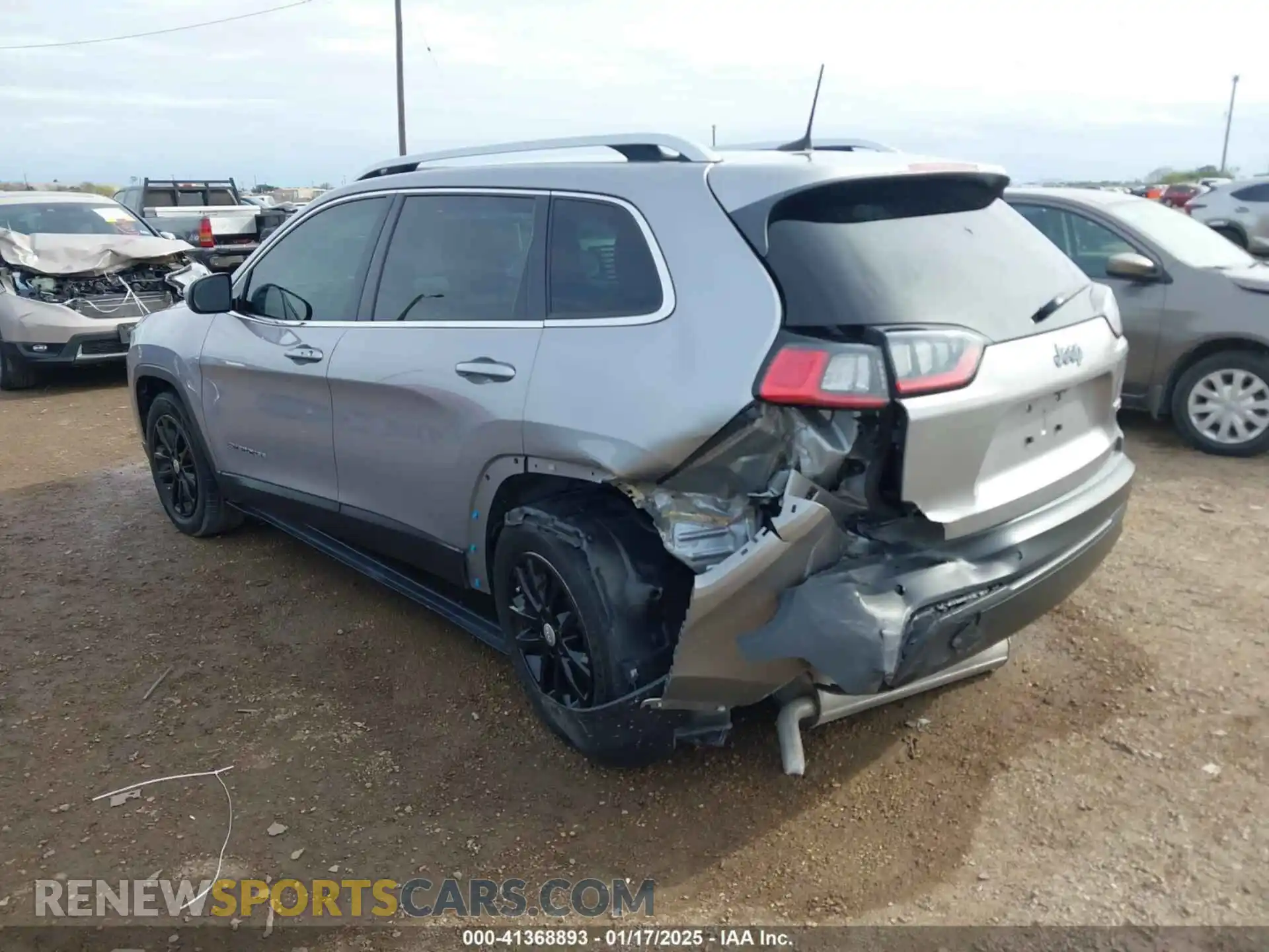 3 Photograph of a damaged car 1C4PJLLB7MD134707 JEEP CHEROKEE 2021