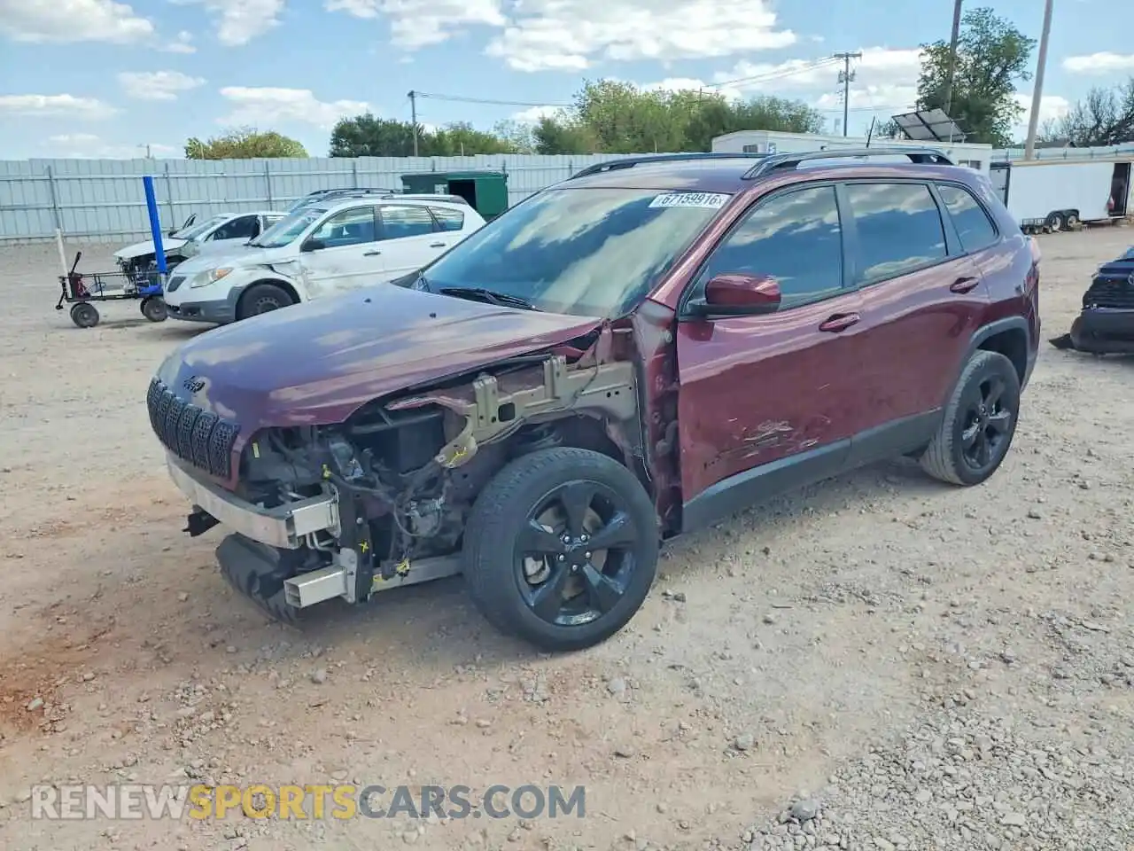 1 fotografías del automóvil dañado 1C4PJLLB7MD155279 JEEP CHEROKEE 2021