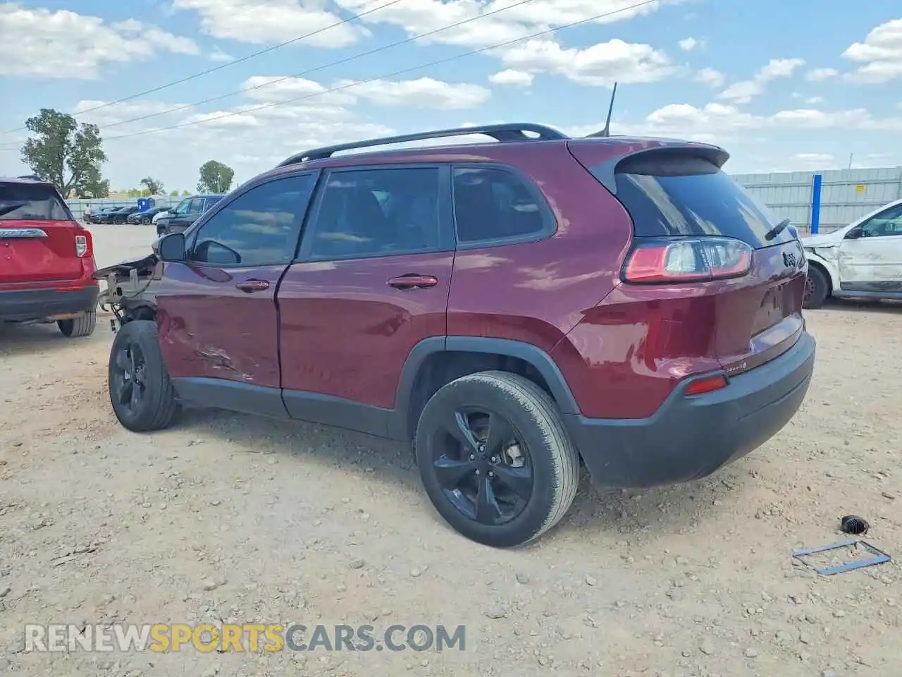 2 fotografías del automóvil dañado 1C4PJLLB7MD155279 JEEP CHEROKEE 2021