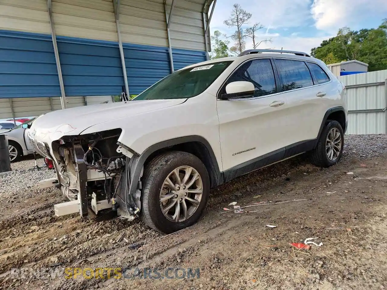 1 Photograph of a damaged car 1C4PJLLB7MD208174 JEEP CHEROKEE 2021