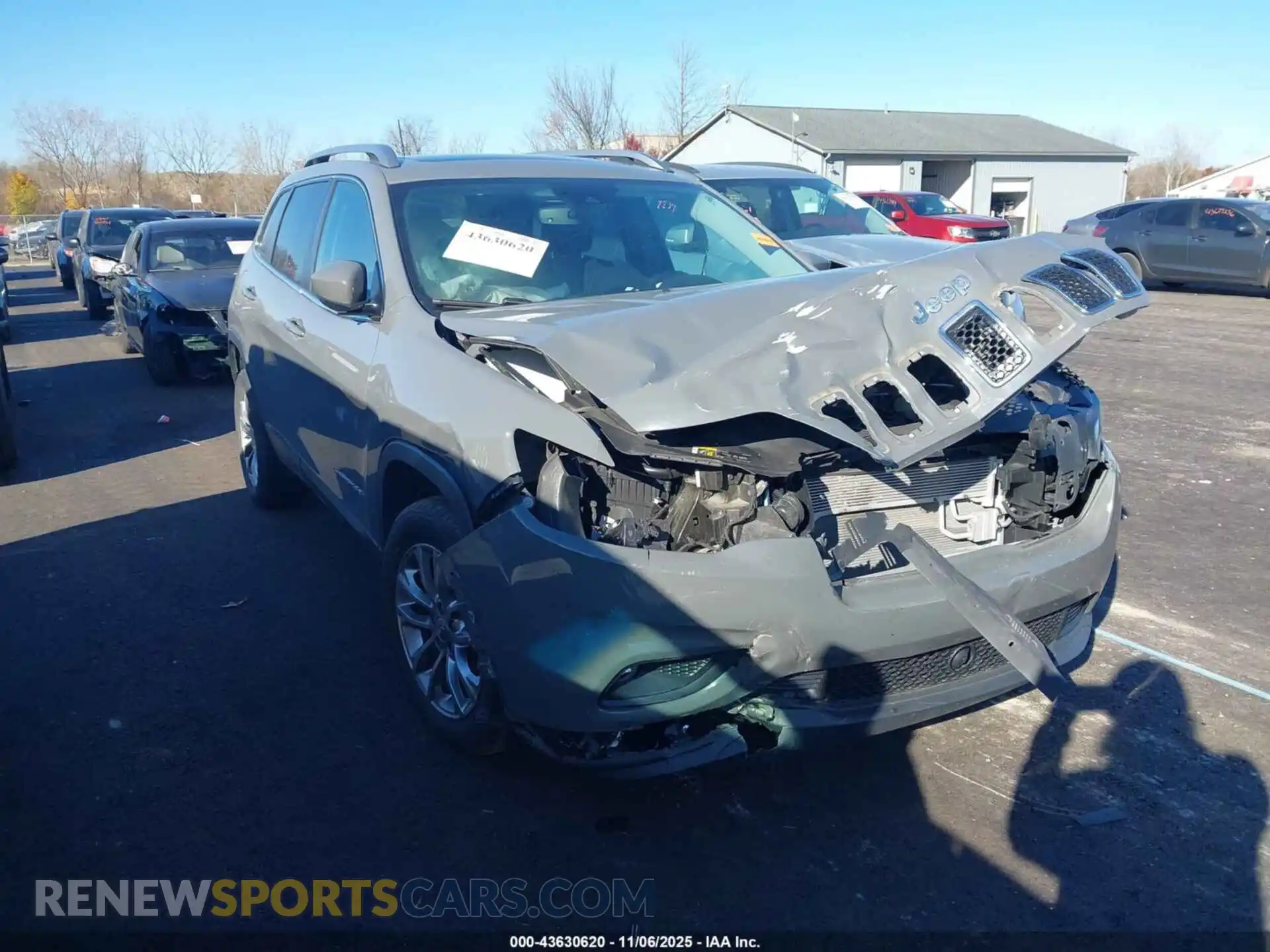 1 Photograph of a damaged car 1C4PJLMX2MD103522 JEEP CHEROKEE 2021